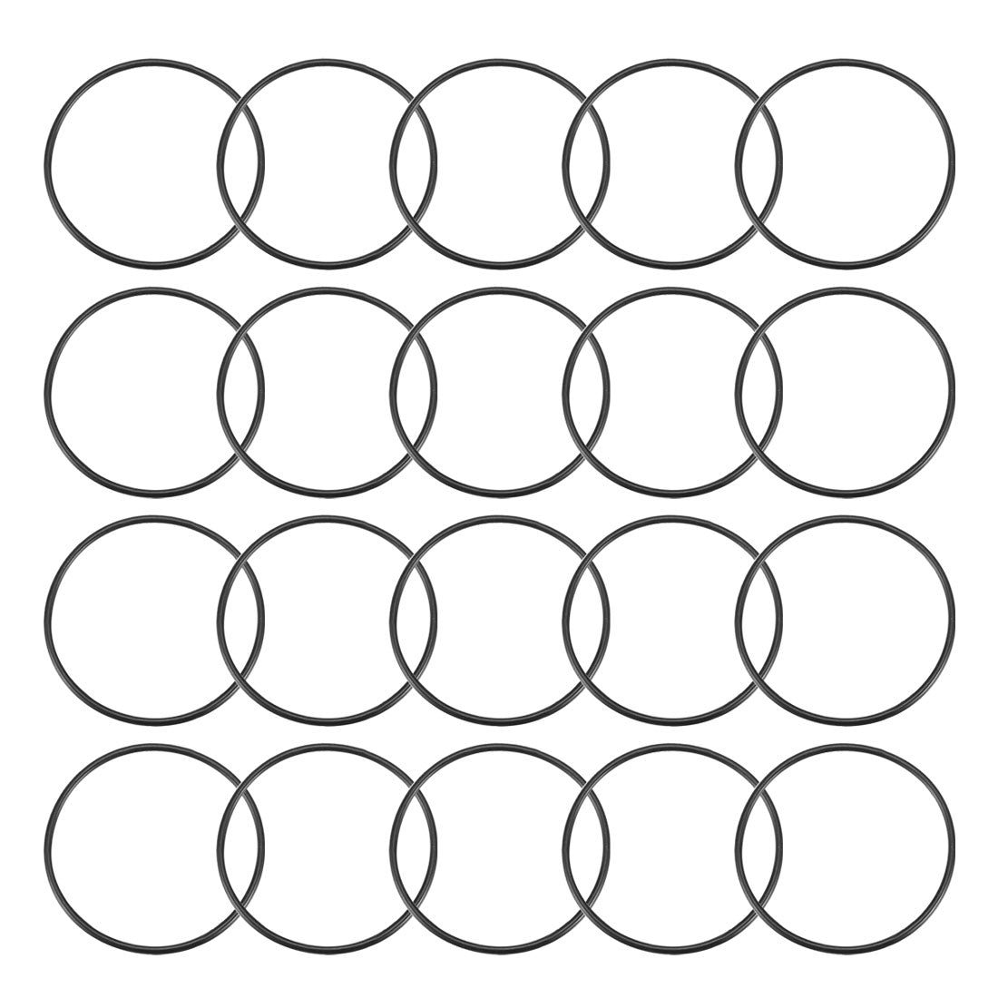 O Rings Rubber TA-VIGOR 10Pcs Nitrile Rubber O-Rings, 23mm OD 18mm ID 2.5 Faucet Washers Assorted Kit