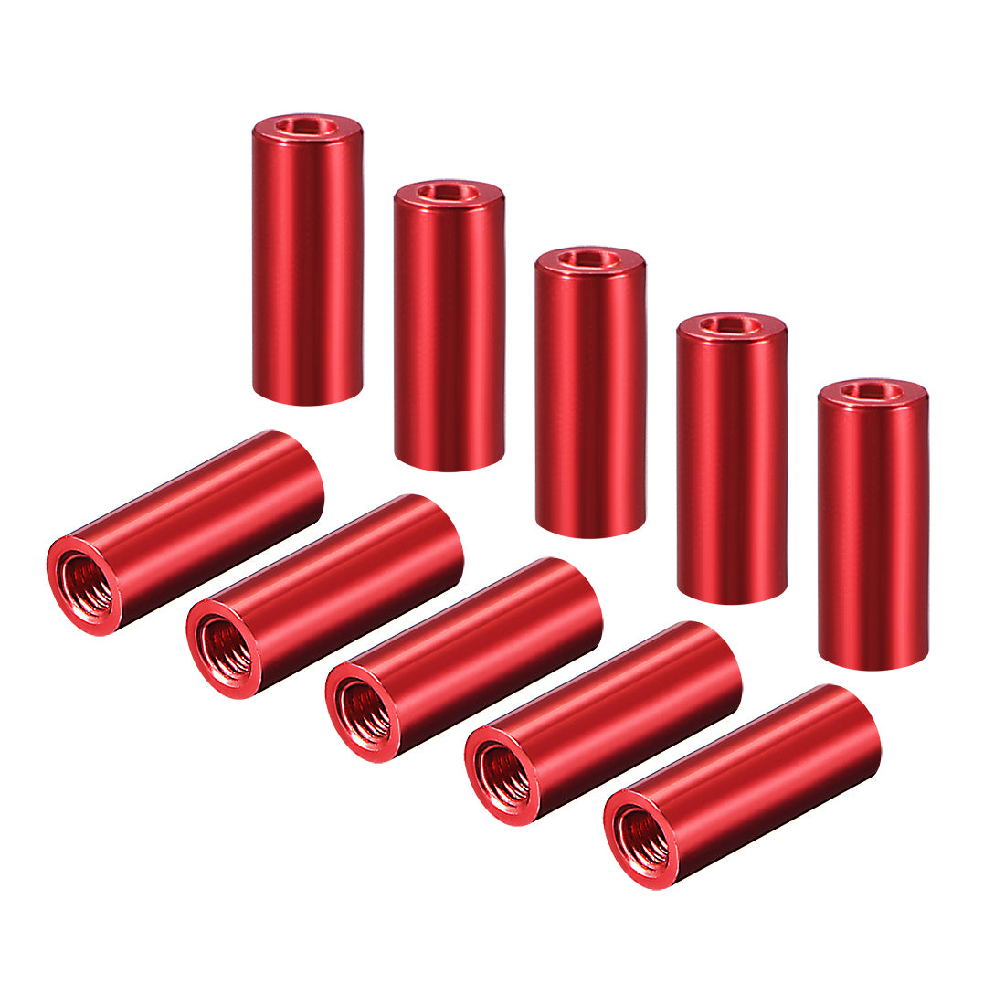 Uxcell 10Pcs M3 X 12mm Aluminum Standoff Spacers – Round Column Spacer For Quadcopter Drone Building