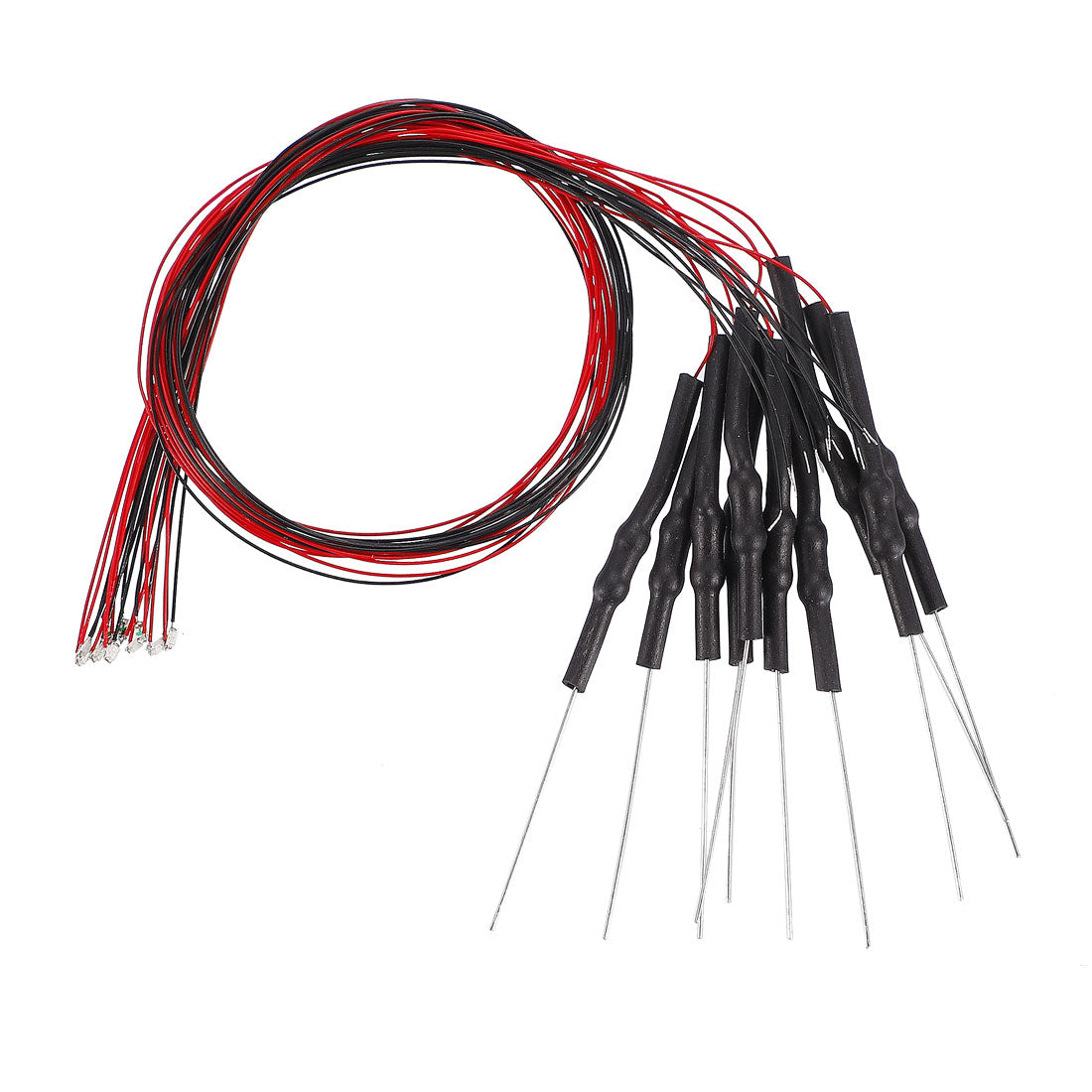 Uxcell 10pcs Prewired 0805 White Surface Mounted Devices LED Light Emitting Diode - DC 6-18V
