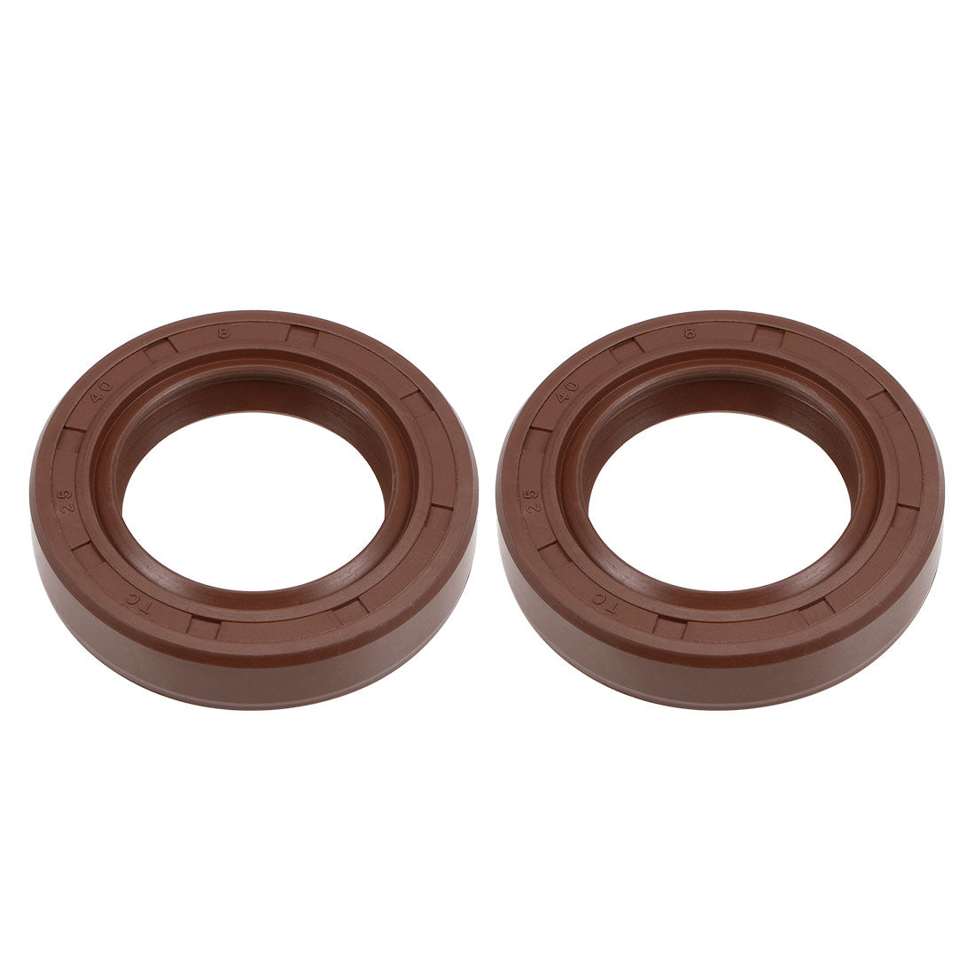 EAI Oil Seal 22mm X 35mm X 5mm (2 Pack) - Double Lip With Spring, Nitrile Rubber, For Automotive & Machinery