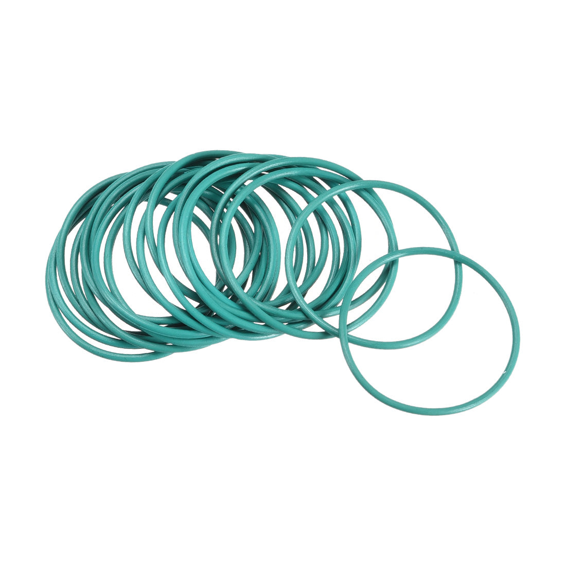 Uxcell Fluorine Rubber O Rings 19mm OD 17mm Inner Dia 1mm Width Seal