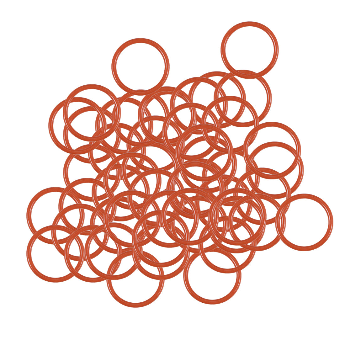 Uxcell Silicone O-Ring 130mmx123mmx3.5mm VMQ Seal Rings Sealing Gasket Red 1Pcs