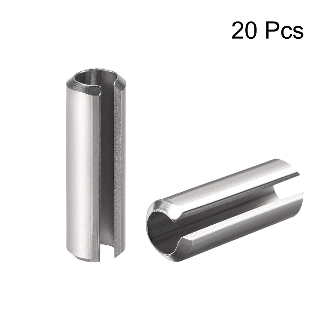Uxcell M3 X 35mm Slotted Spring Pins - 304 Stainless Steel Split Dowel - View #6