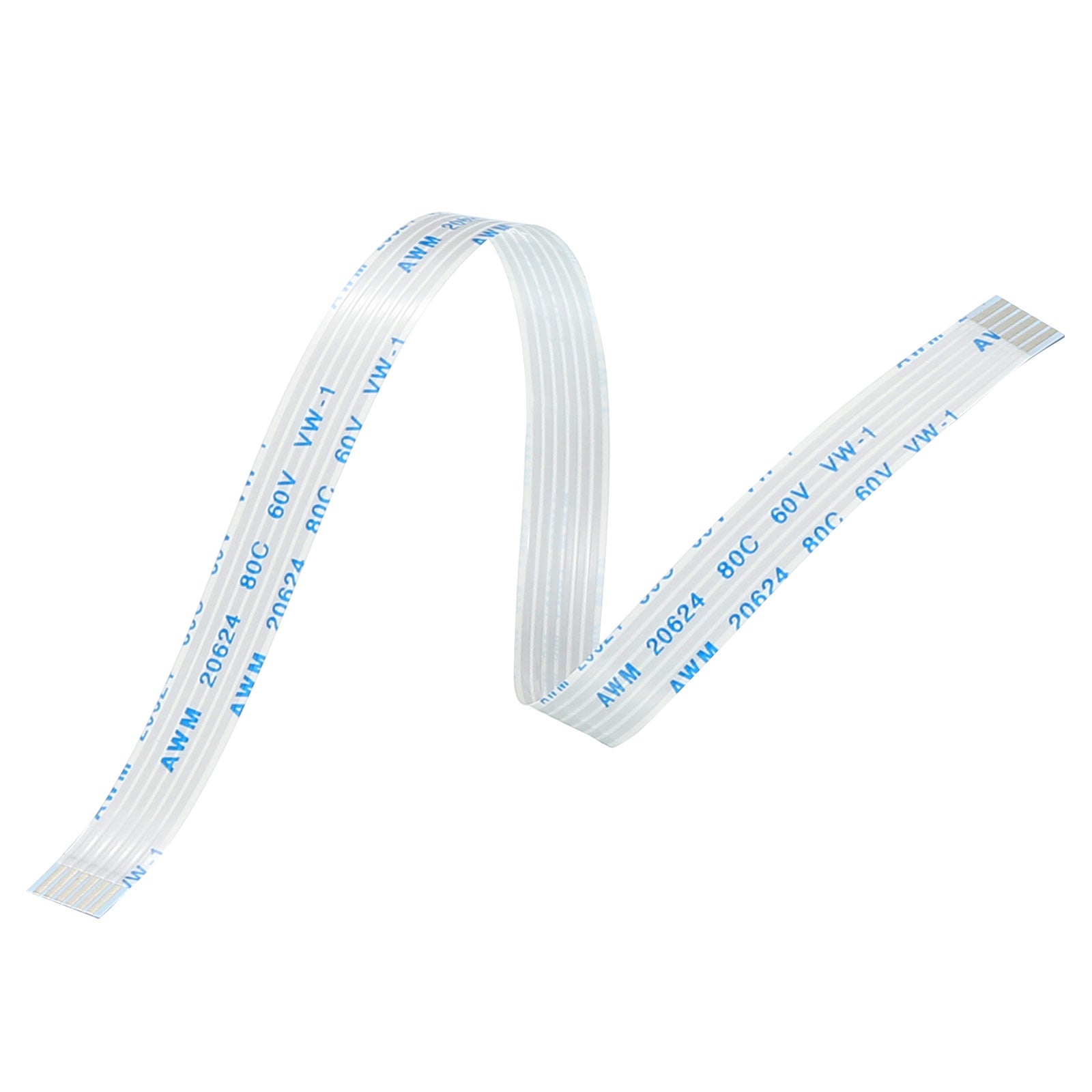 Flexible Flat Cable Extension Cables 6 Pins 1.0mm Pitch 200mm a Type