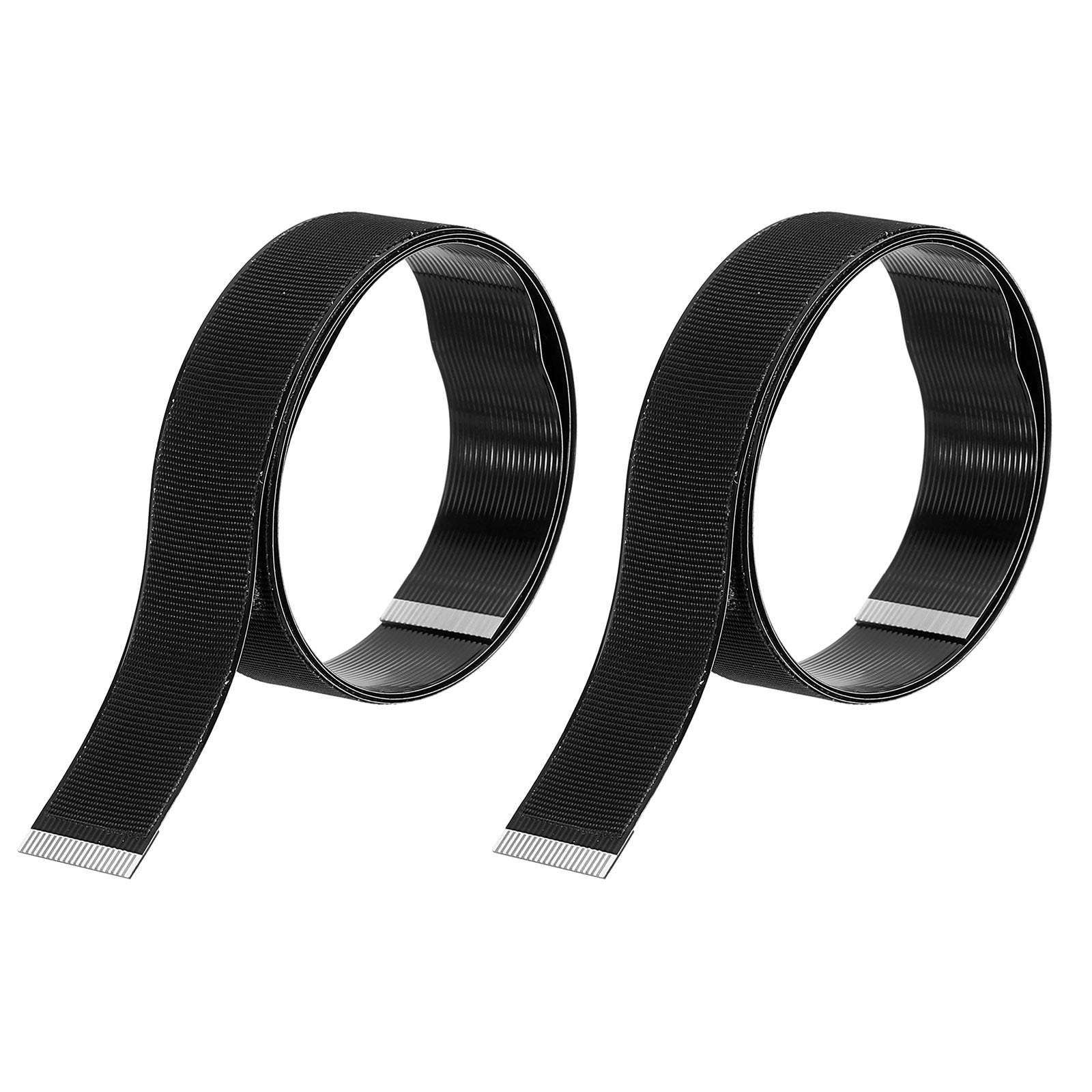 Black FPV FPC FFC Cable 20 Pins 0.5mm Pitch 400mm Long for HD 4K 2pcs