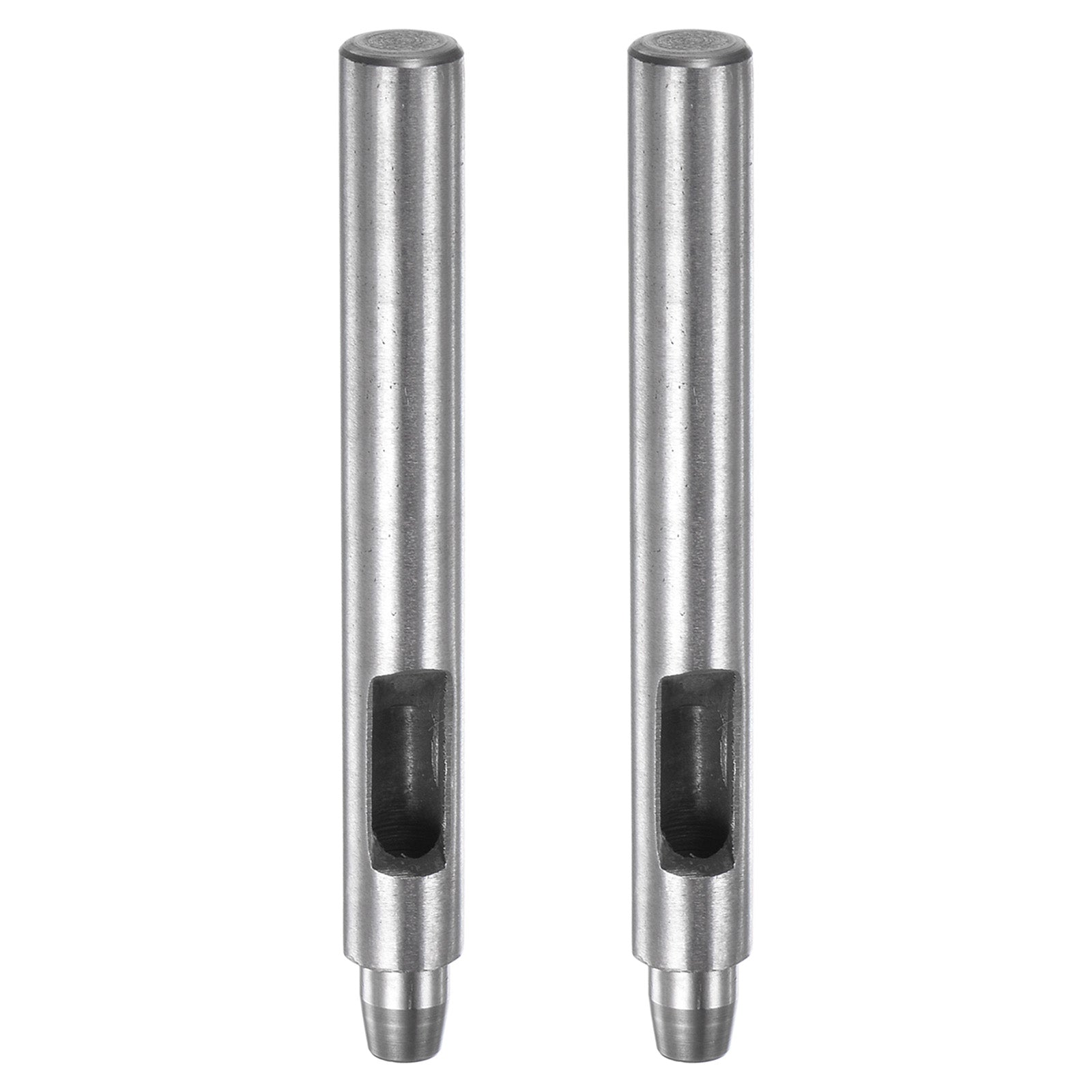 HARFINGTON 2-Piece Leather Hole Punch Set - 1.2mm Round Punch & Rivet Setter | For Leather, Fabric