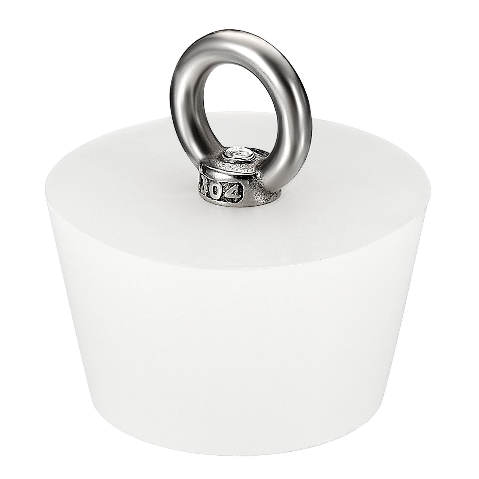 Sourcing Map Silikon-Gummi-Konusstecker – 39–50 Mm, Mit Ring, Für Rohre, Abflüsse Und Labor, Weiß