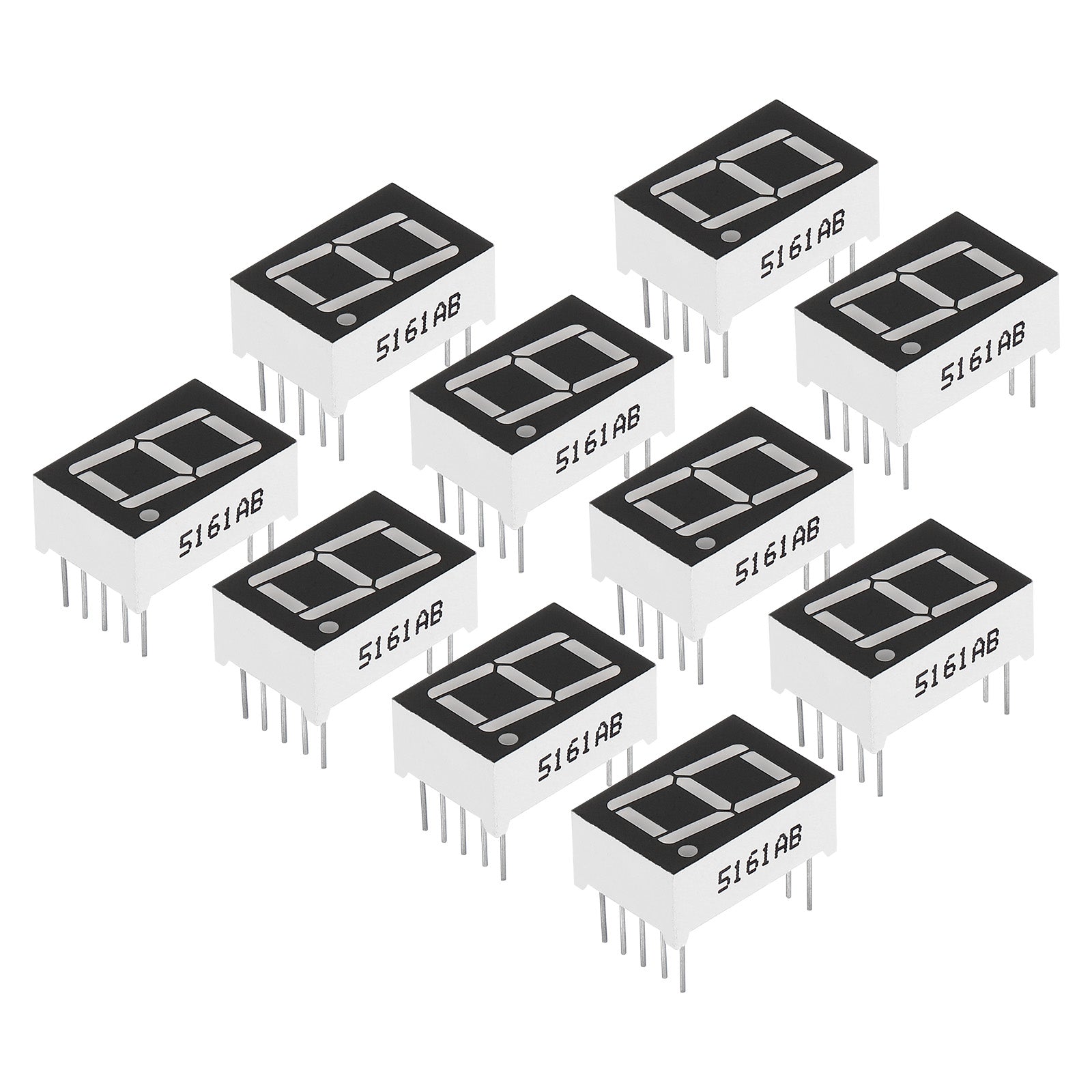 10 PCS COMMON Cathode 11 Pin 3 Bit 7 Segment 0.56" Red LED Display