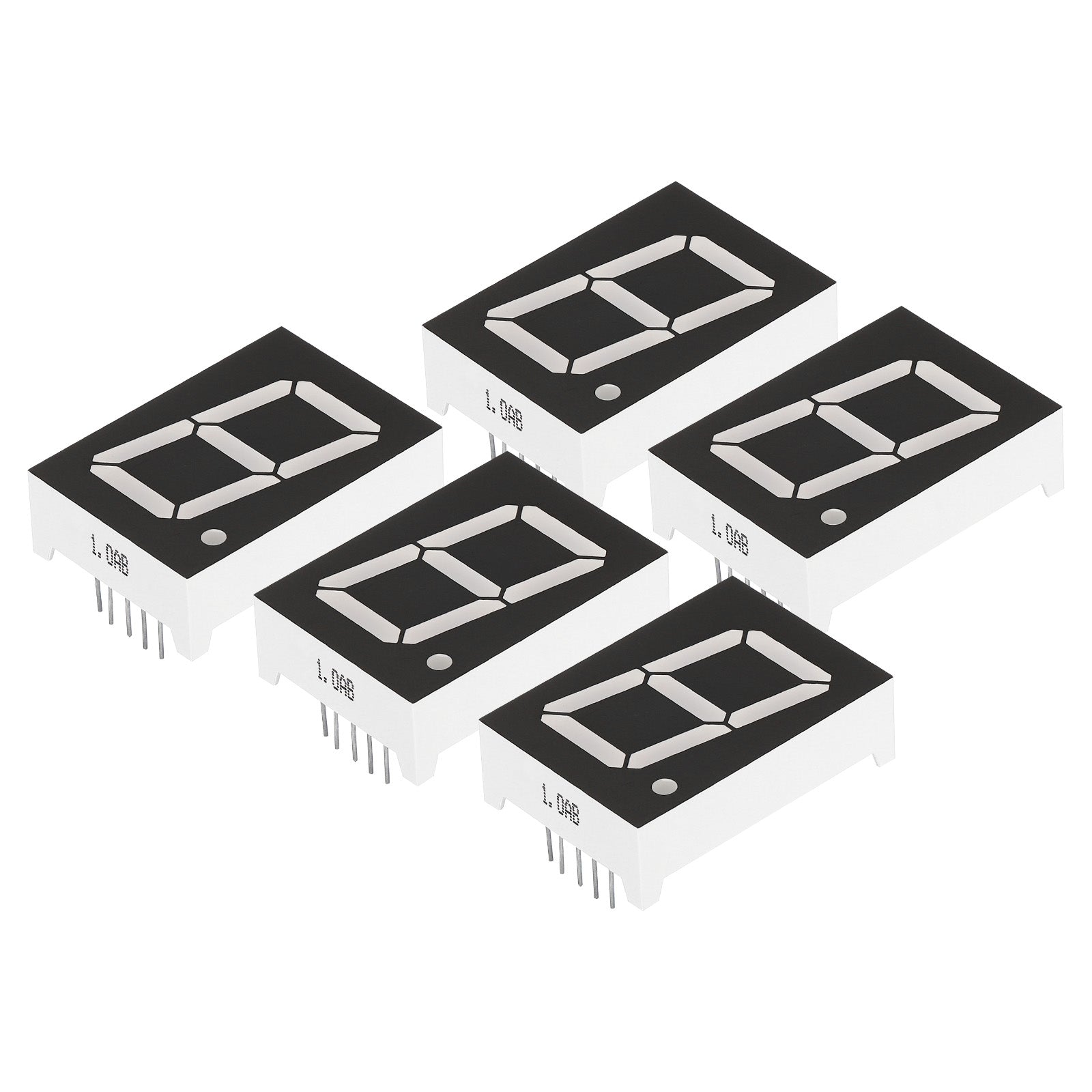 10 PCS COMMON Cathode 11 Pin 3 Bit 7 Segment 0.56" Red LED Display - View #3