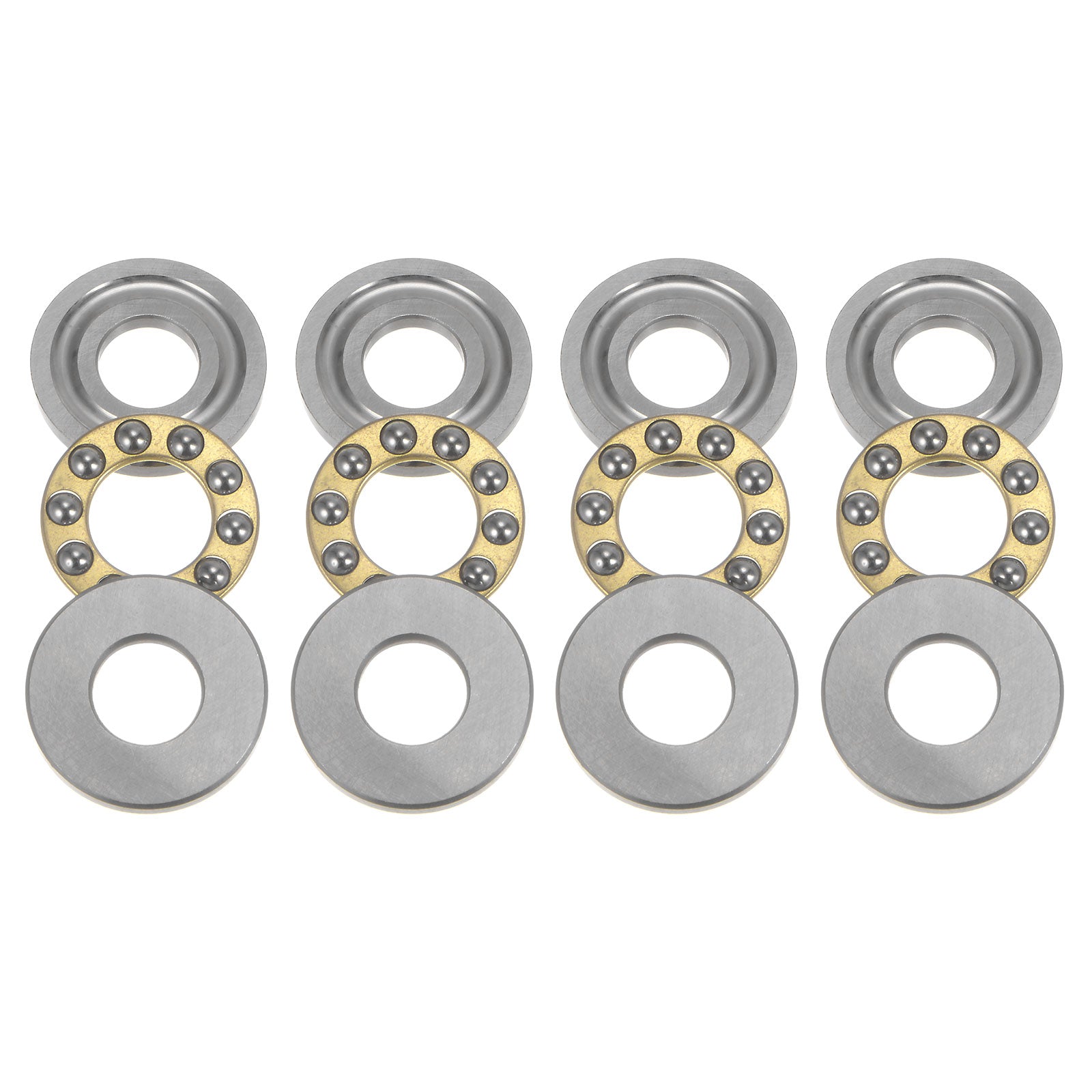 51209 Thrust Ball Bearings, 45 Mm X 73 Mm X 20 Mm, Single Row, Open Type, Bearing Steel, 1 Piece - View #4