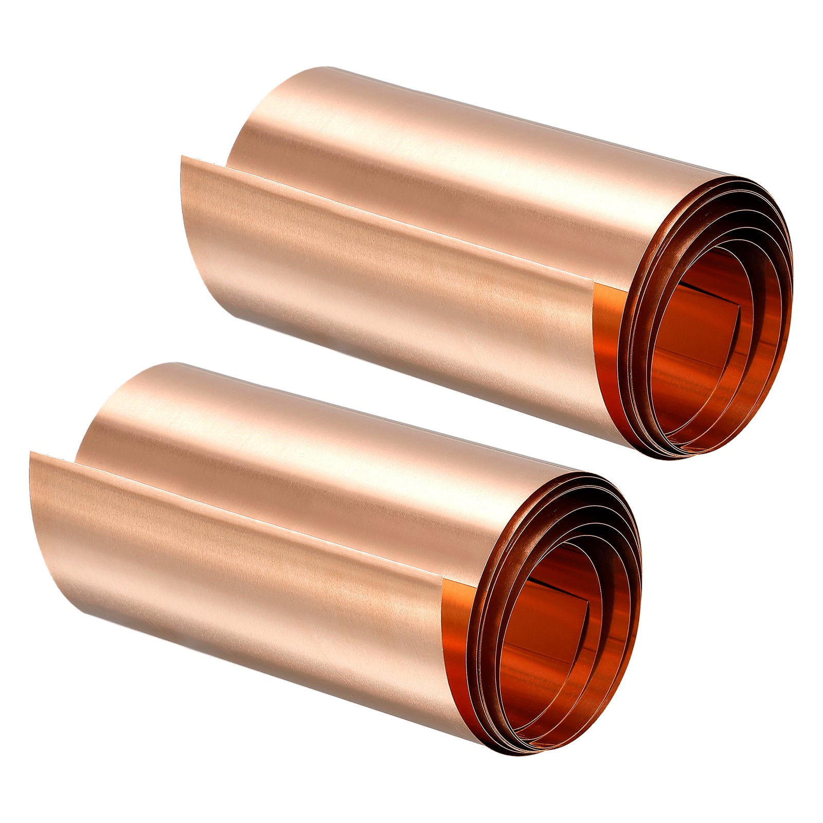 Uxcell Brass Sheet Roll, Metal Foil Plate 1000mm X 50mm X
