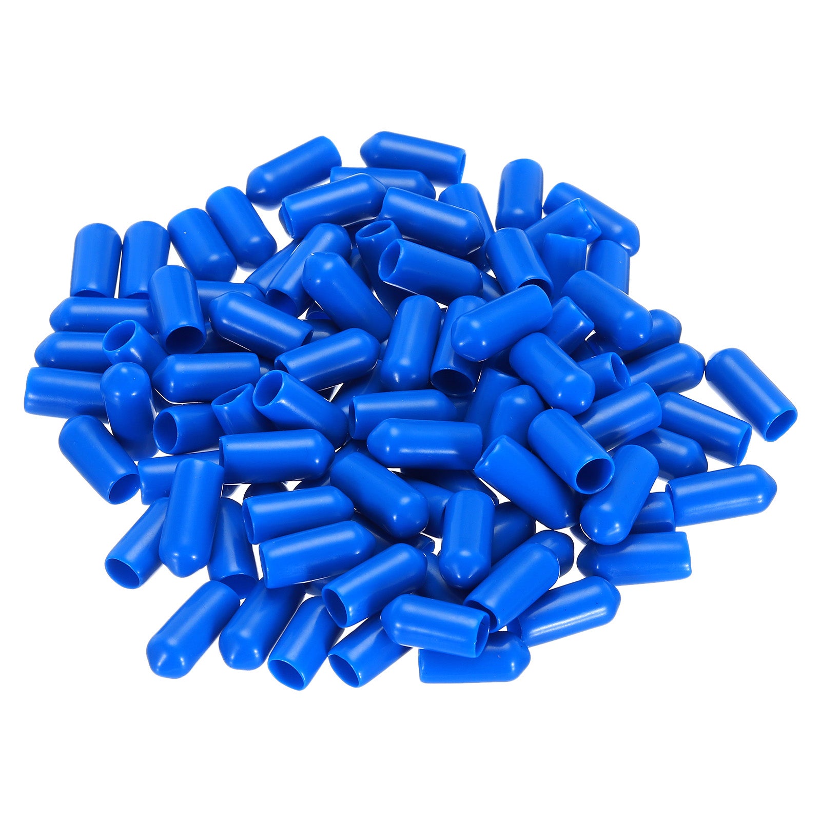 Uxcell 5pcs Rubber End Caps 40mm 1.6 Inch  ID Vinyl PVC Round Tube Bolt Cap Cover Screw Thread Protectors Light Gray - View #8