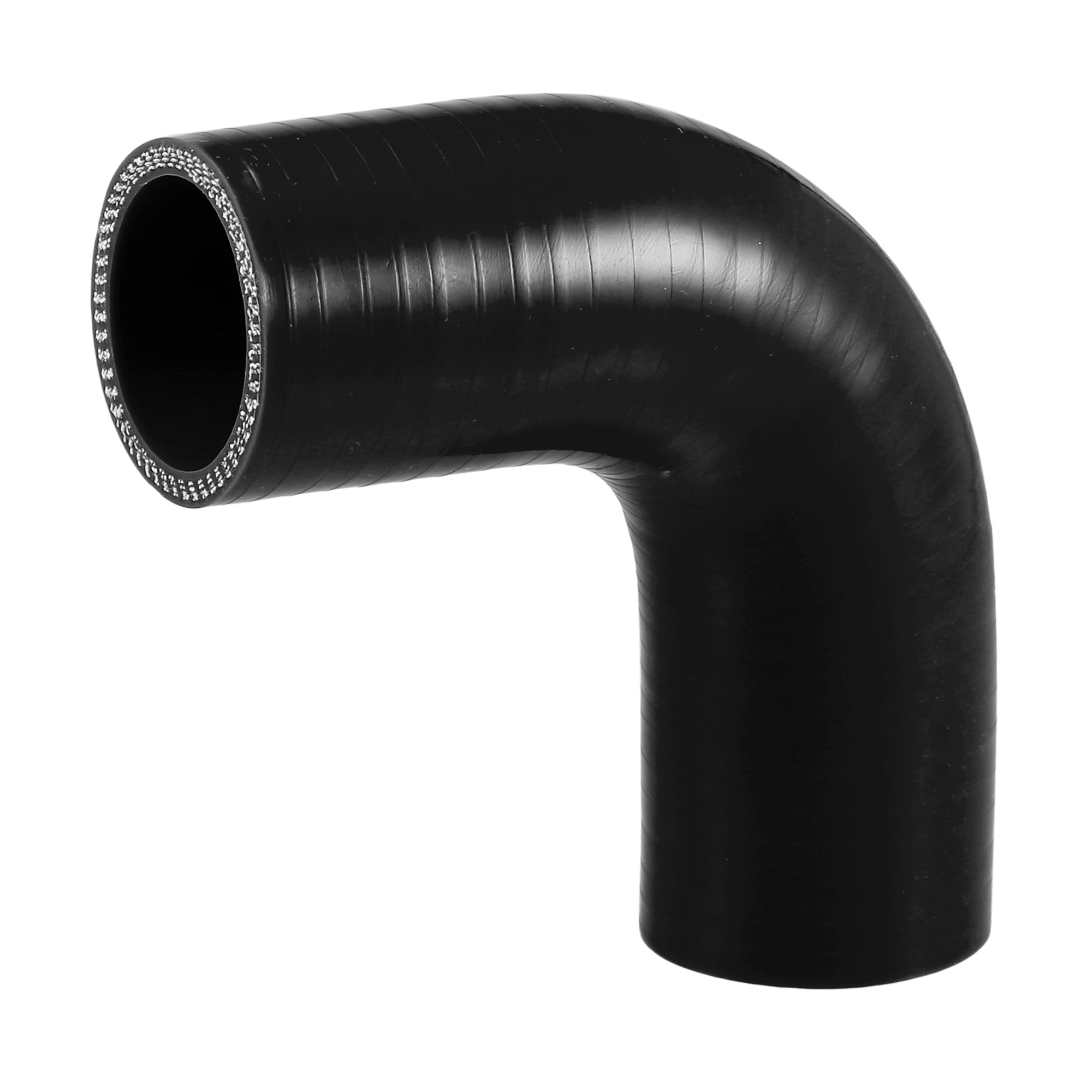 Kit Tubo In Silicone Blu 45mm X 90mm A 90° – Con 2 Morsetti, Resistente A Caldo E Freddo