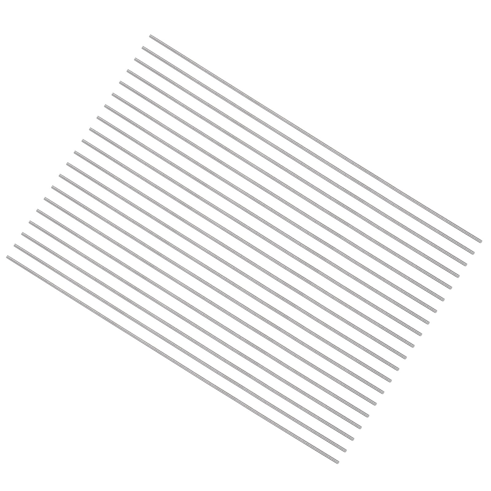 Unique Bargains Round Metal Rods 1.6mm X 150mm High Speed Steel HSS Lathe Bar Stock Tool 20 Pieces