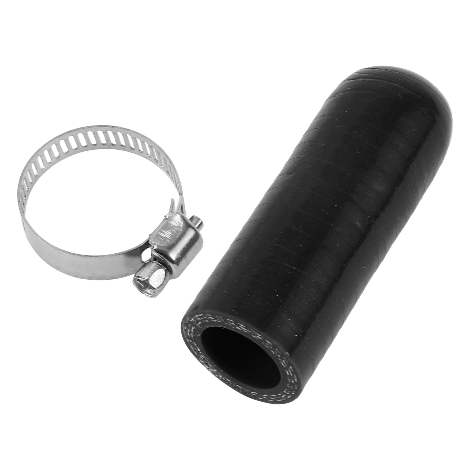 thumbnail image 2 of 1 Pcs 30mm Length 22mm/0.87" ID Black Car Silicone Rubber Hose End Cap Silicone Reinforced Blanking Cap For Bypass Tube Universal 2 of 9