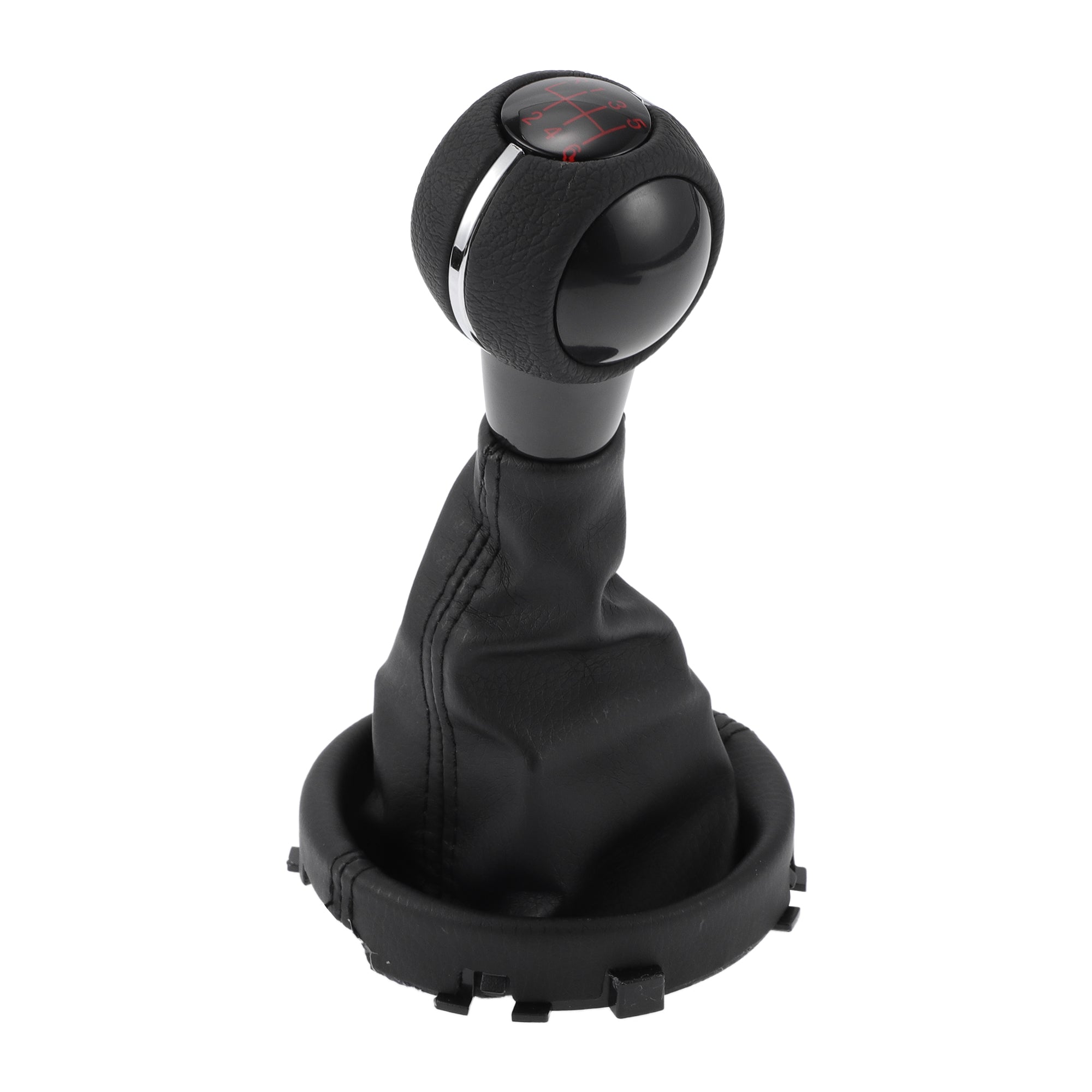 TUCKBOLD 6-Speed Manual Gear Shift Knob With Boot Cover For Mini Cooper F55 F56 (2014-2021) – Black, Red, White