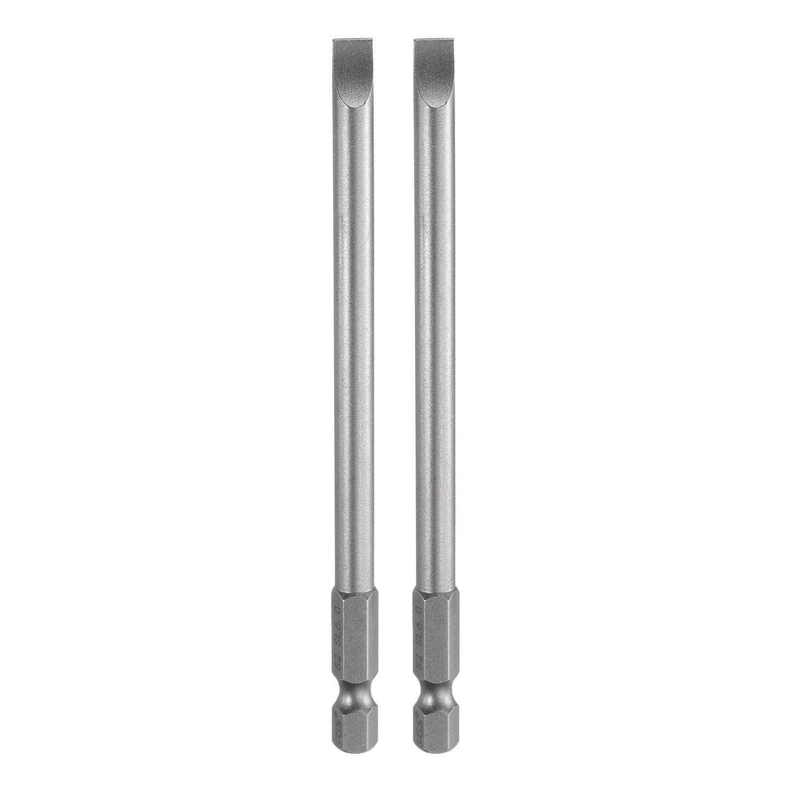 Wera Bits 4Pcs 100mm Slotted Screwdriver Bit 3mm-6mm S2 Magnetic Flat Head 1/4" Hex Shank | Singapore Magnetic Screwdriver Bits