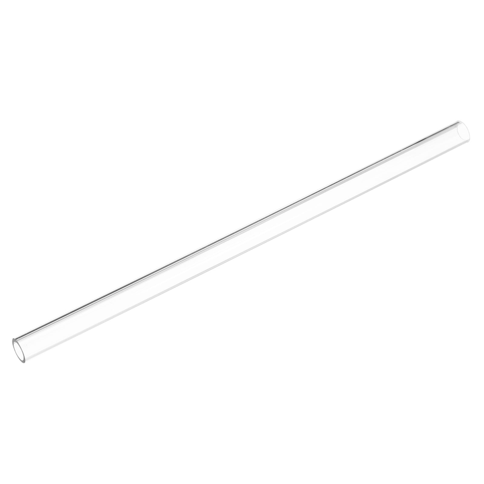 Produktbild von QUARKZMAN Klarer Polycarbonat-Schlauch – 9x11mm, 305mm Länge, 2 Stück – Für DIY, Wasserrohre & Deko