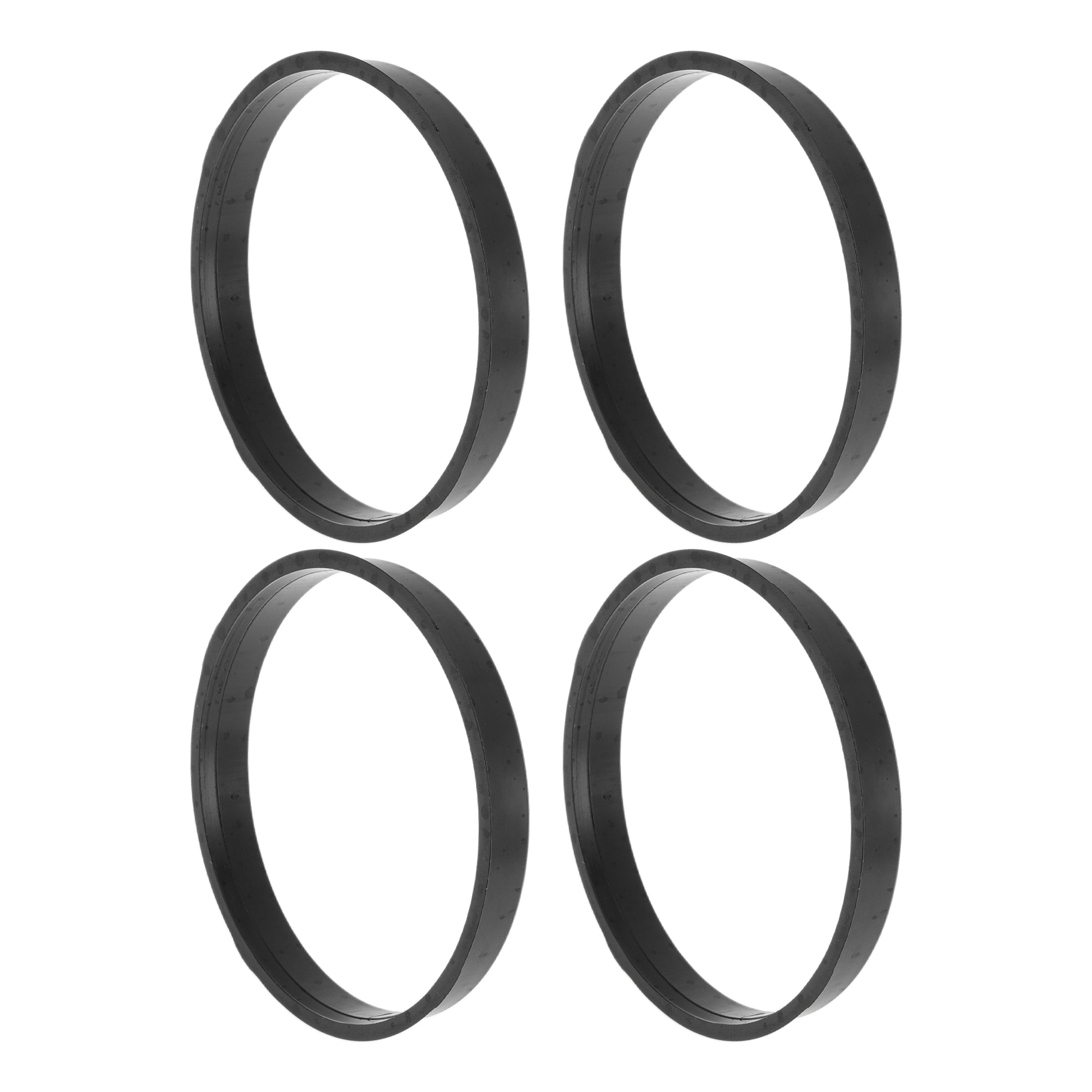 4-Pack Black Plastic Hub Centric Rings – 71.5mm Hub Bore To 83mm Wheel Bore