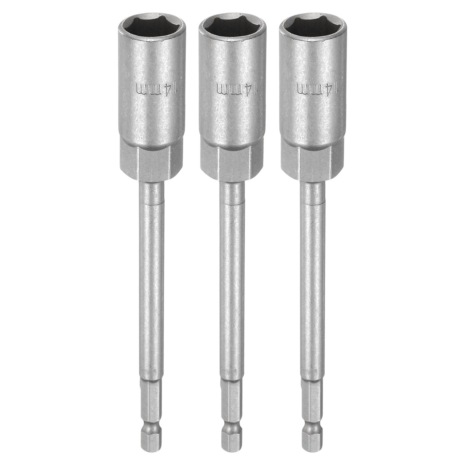 HARFINGTON 3pcs Nut Driver Drill Bit 13mm Metric Socket 1/4