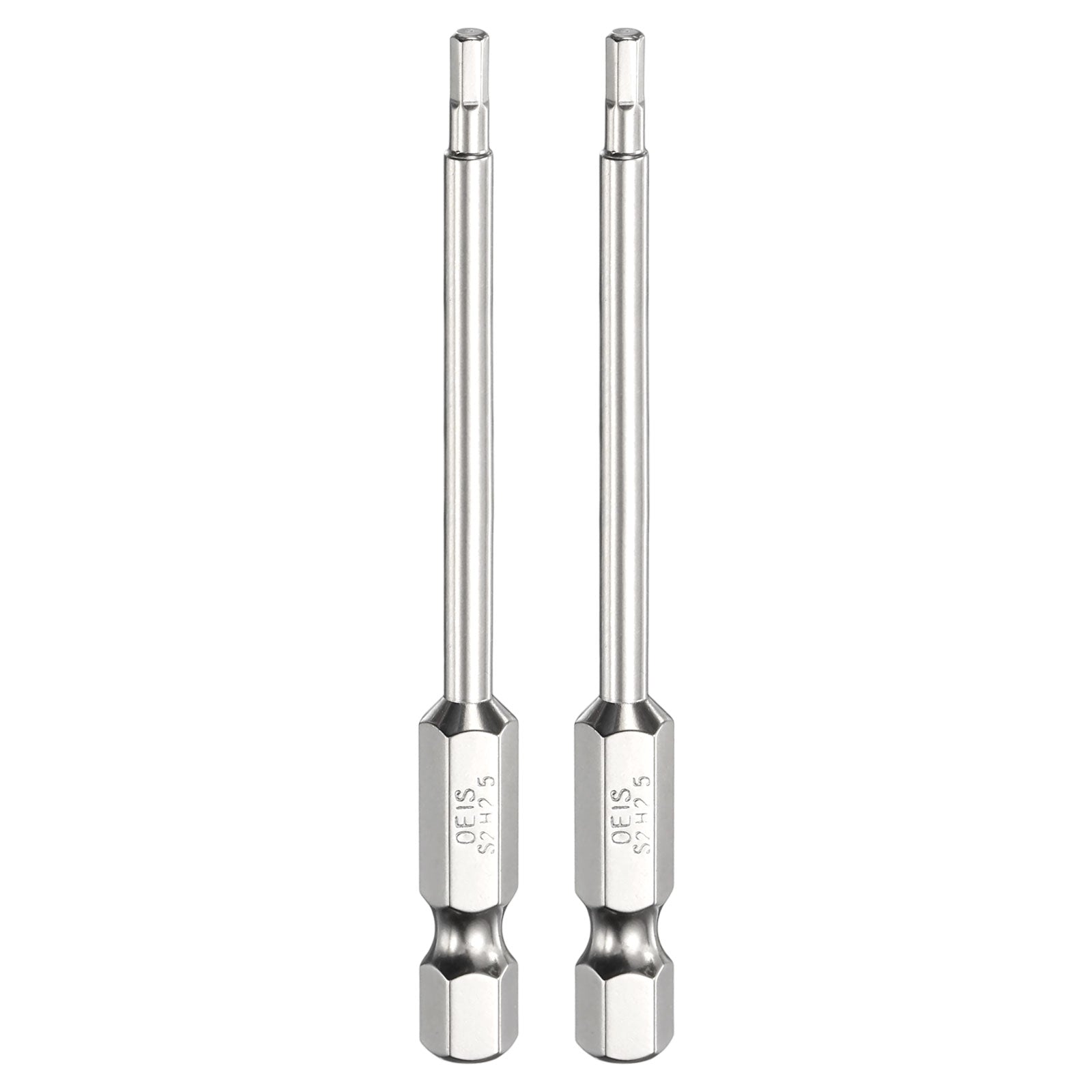 Hex Bit 1/4-Inch Hex Shank 75mm Length Phillips Cross 5PH2 Magnetic Screw Driver S2 Scre Electric Screwdriver Set