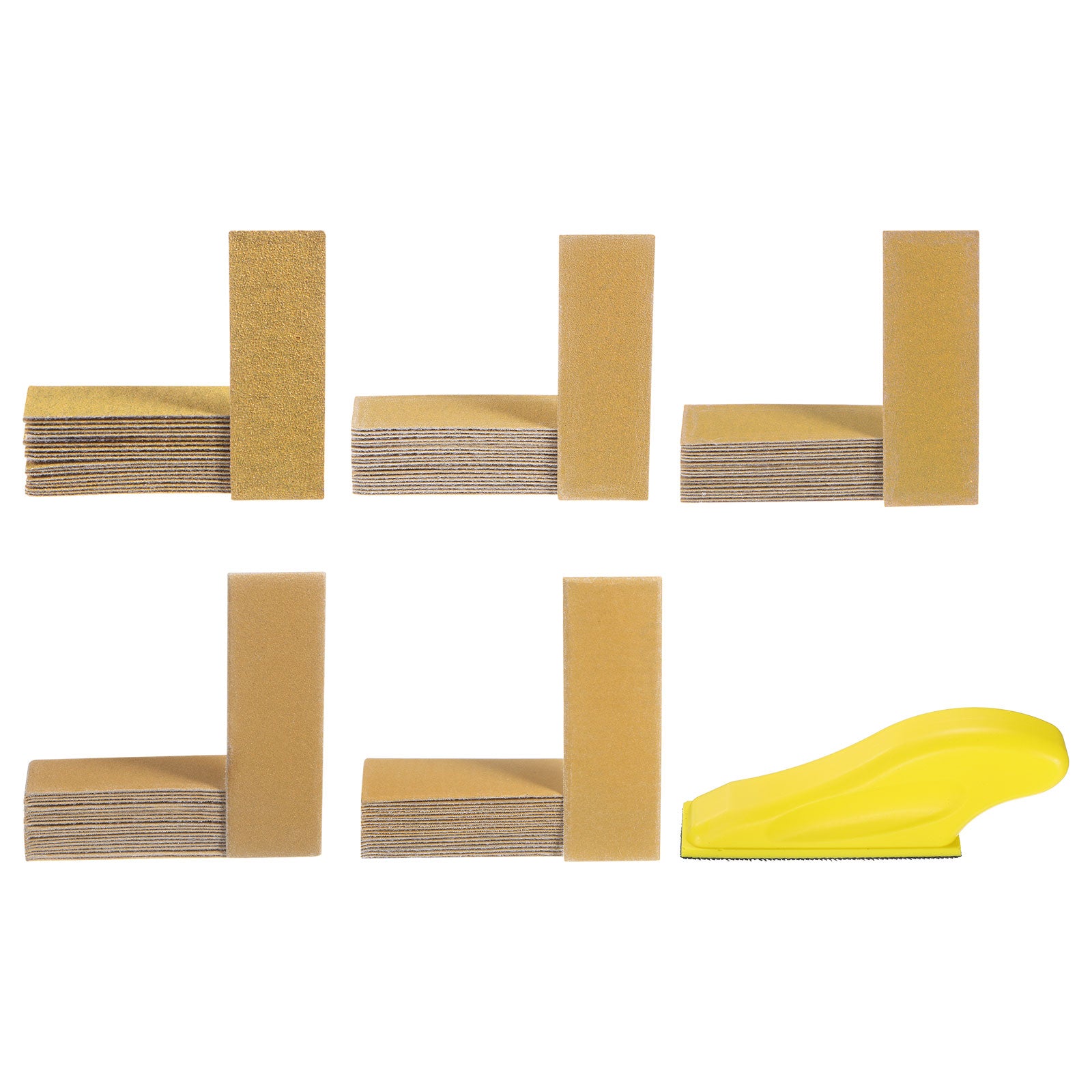 HARFINGTON 60pcs Triangular Hook & Loop Sandpapers 40 Grits 3-1/8 - View #10