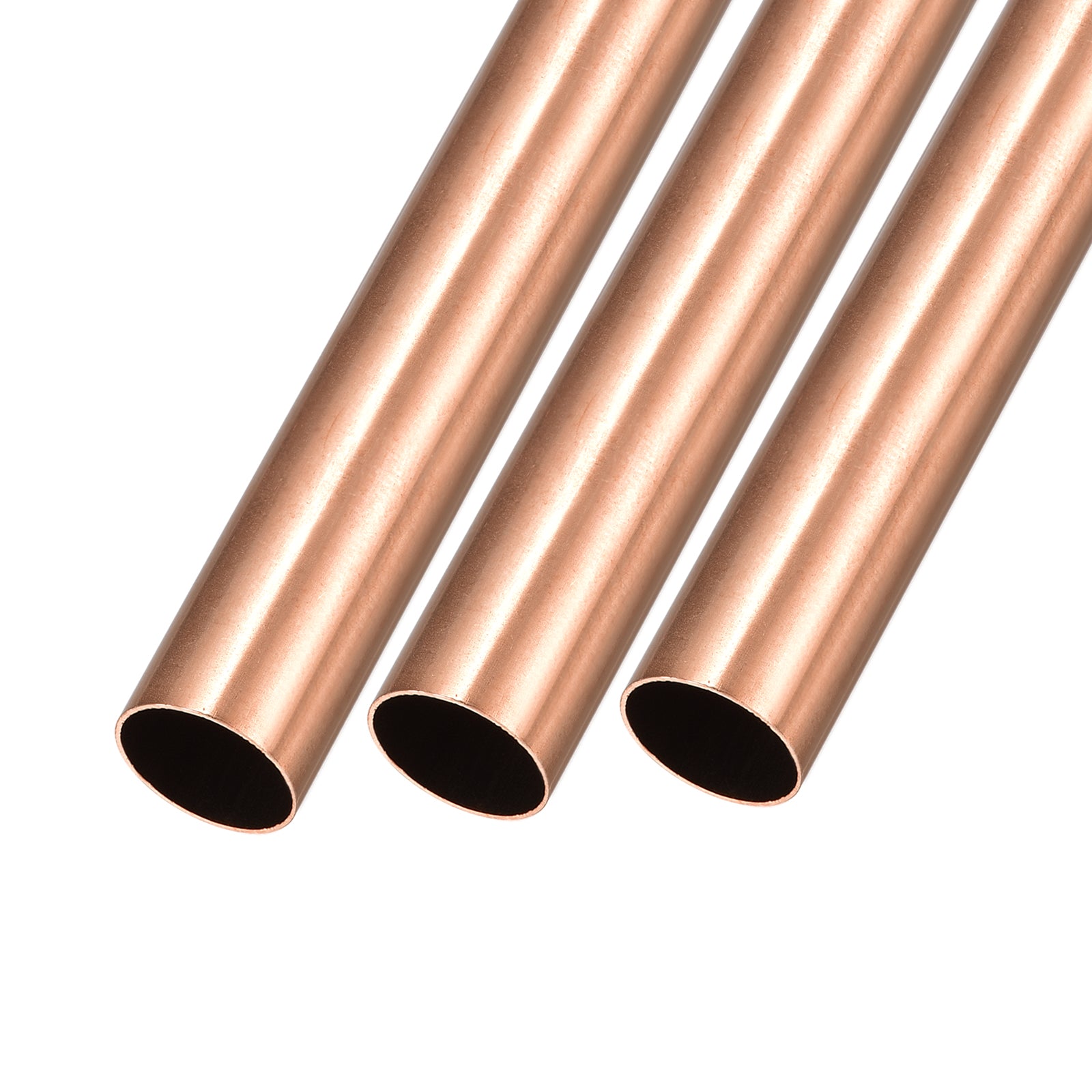 METALLIXITY Kupferrohr 15 Mm X 0,5 Mm – 200 Mm Länge – 3 Stück – Glatt, Nahtlos, Korrosionsfest
