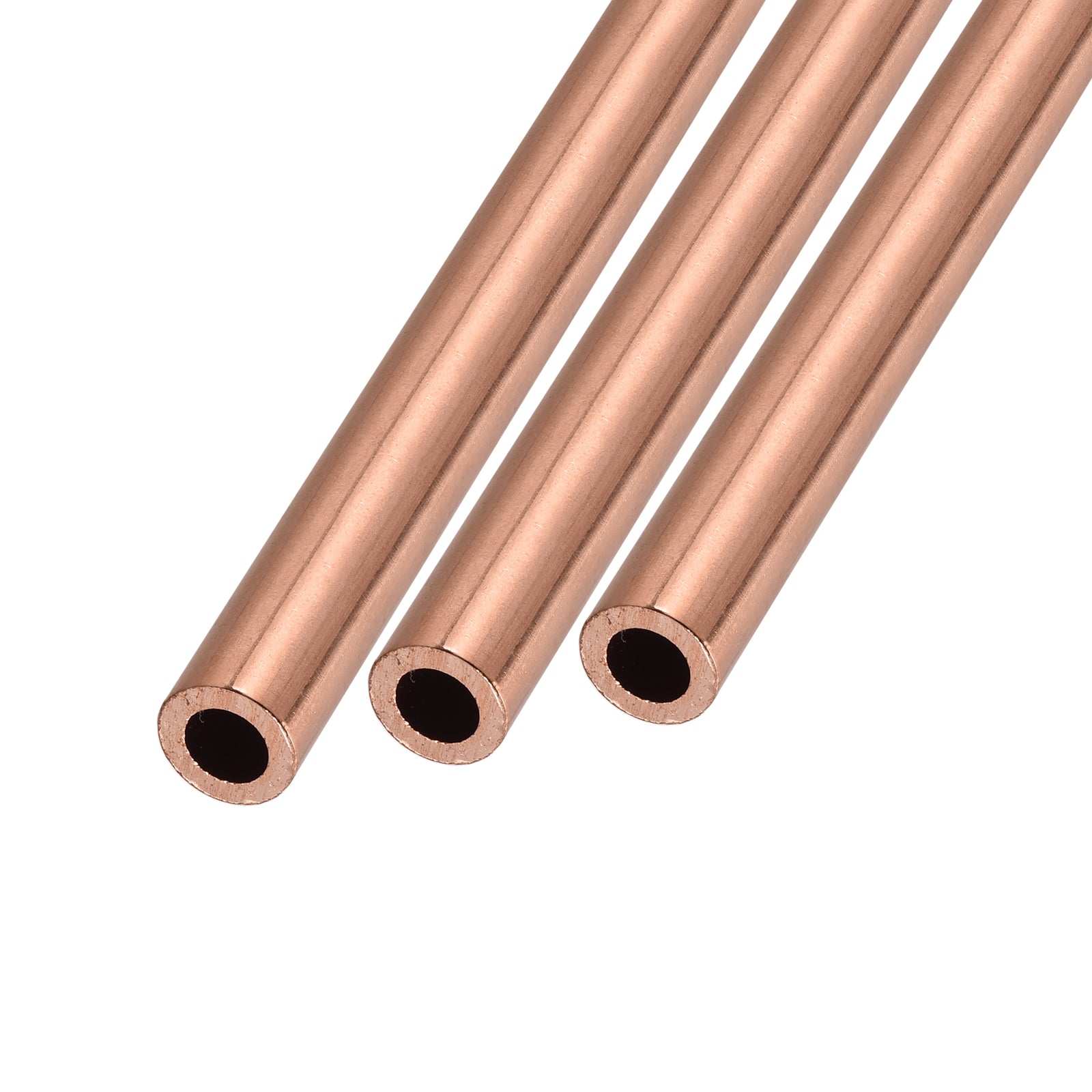 METALLIXITY Kupferrohr Set – 3 Stück, 28 Mm AD X 1 Mm Wandstärke, 100 Mm Länge, Glatt & Nahtlos, Für Modellbau & Deko