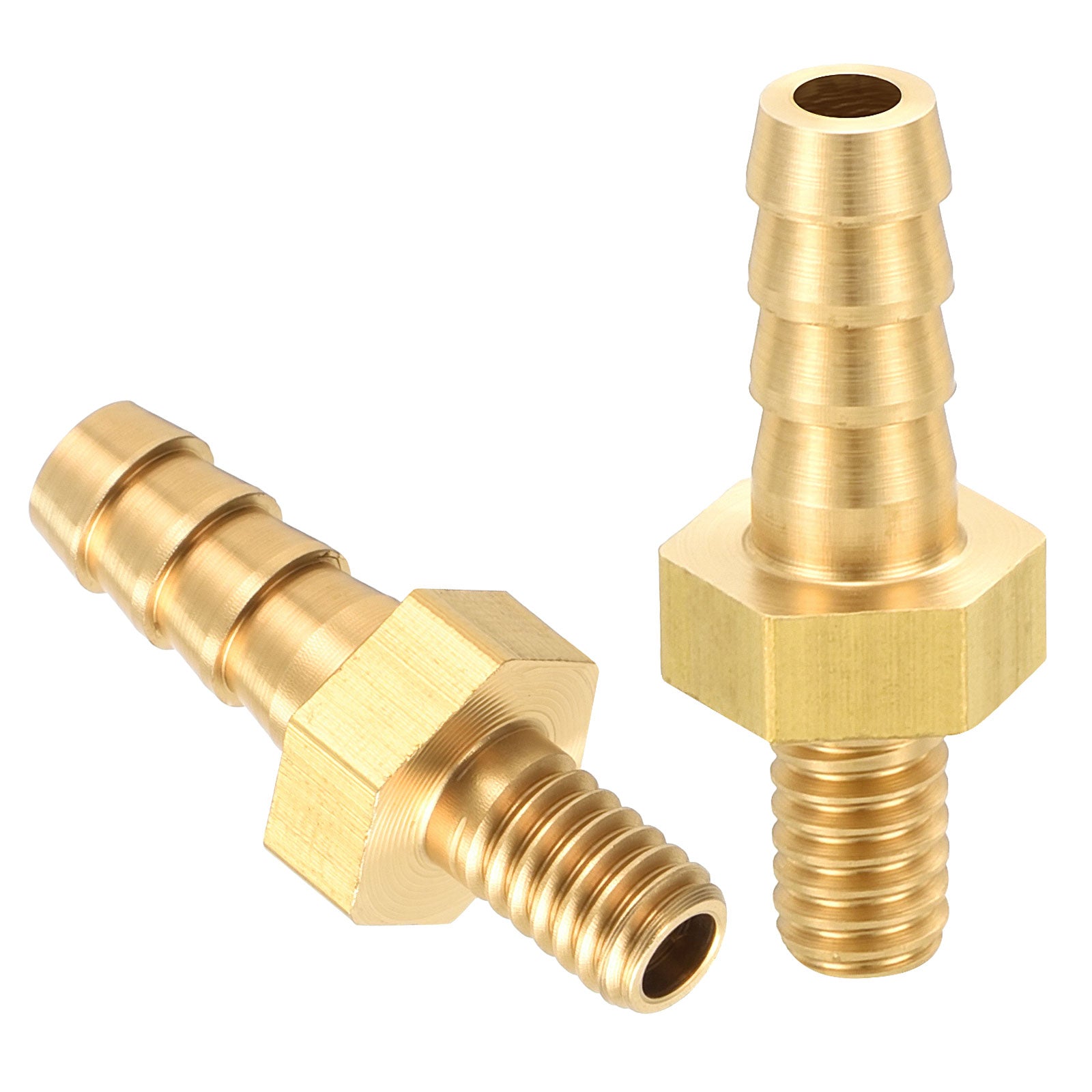 2pcs-4mm-to-m4x0-7-male-brass-hose-barb-fitting-metals-splicer-mender