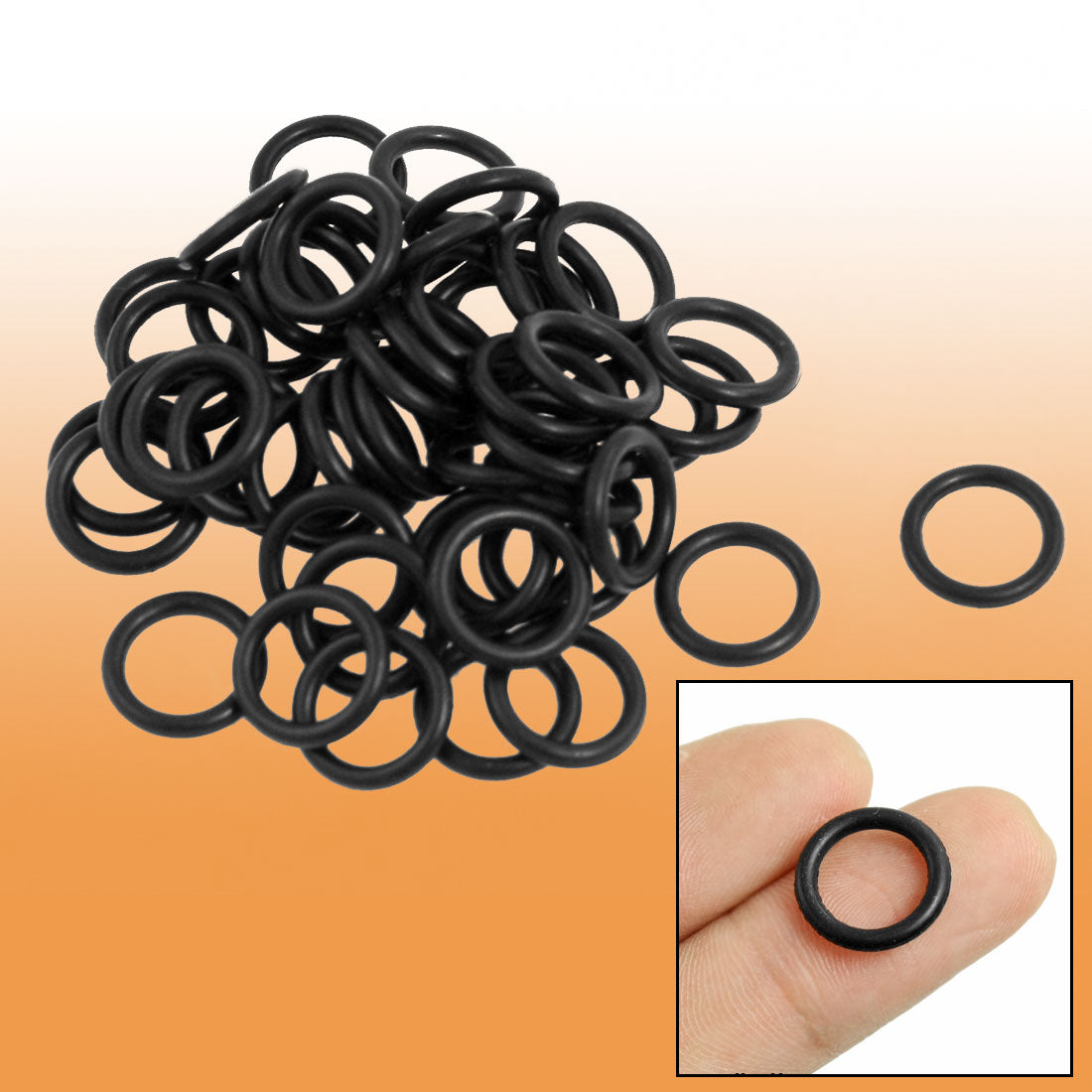 10 Stück Nitril-Gummi-Dichtungsringe – 15 X 9 X 3 Mm, Runde Unterlegscheiben, 70A Shore, Für Wasserhahn & Klempnerarbeiten, Schwarz