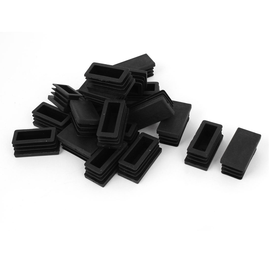 Uxcell 30mm X 60mm Plastic Rectangle Cap Tube Inserts End Blanking 2...