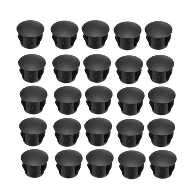 Harfington Uxcell 45pcs Plastic 10mm Dia Snap in Type Locking Hole Connectors Button Cover