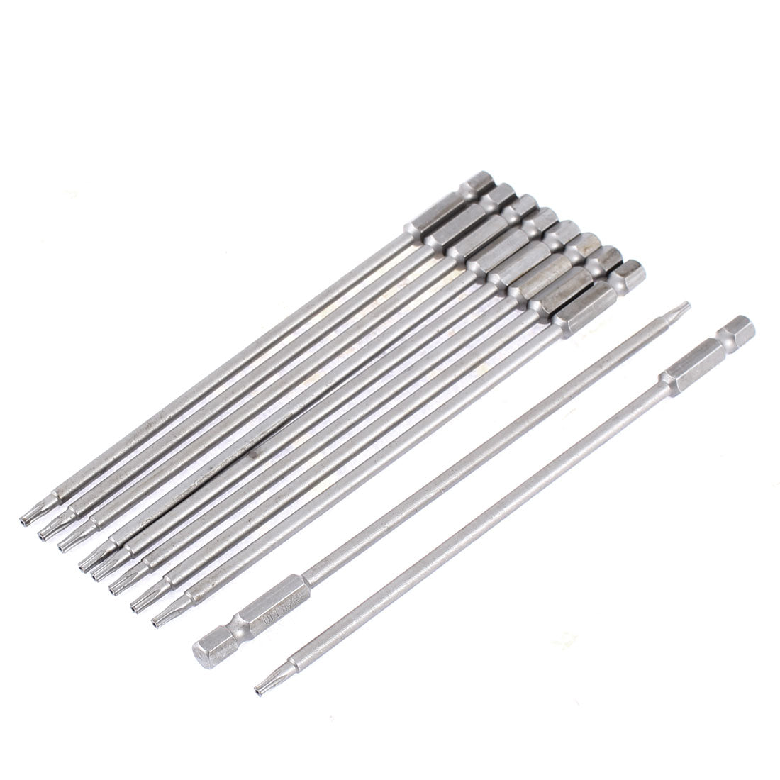 Uxcell Hex Screwdriver Bits - 10 Pack 2.5mm Tip 150mm Long Magnetic Hex Shank