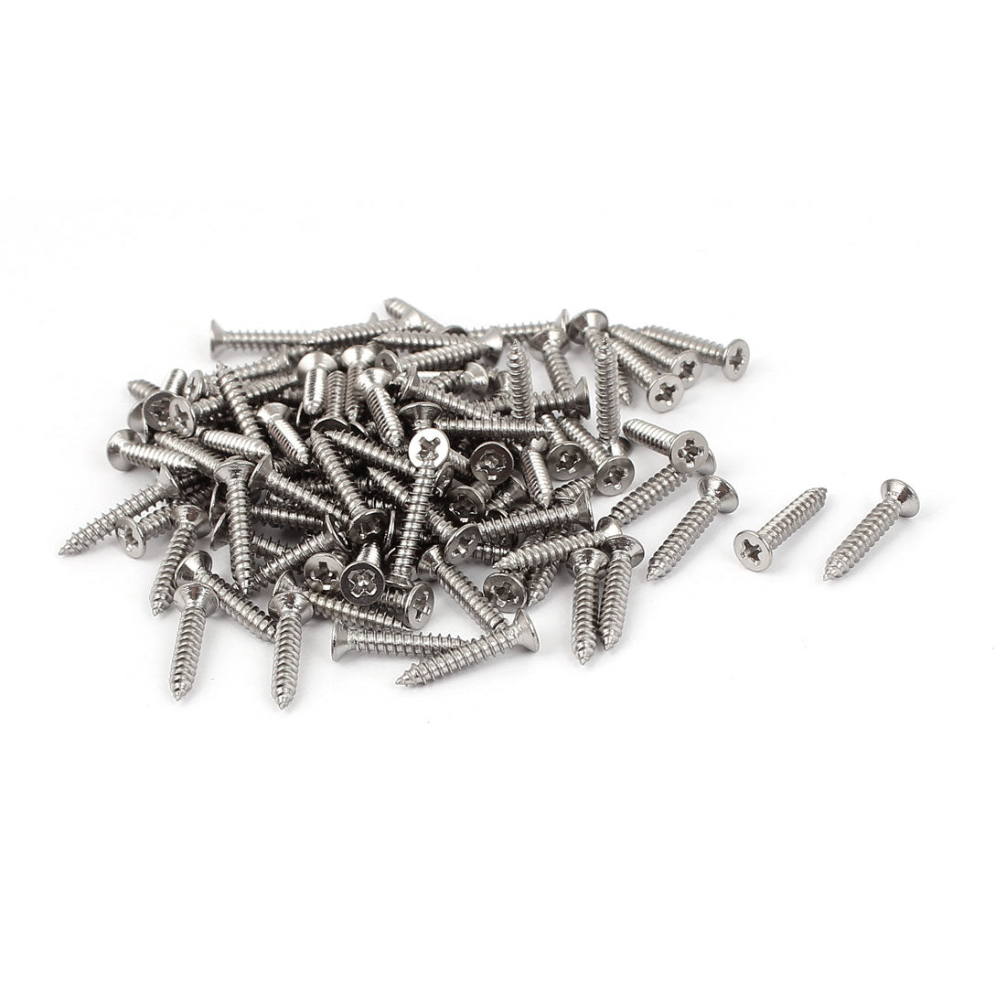 Unique Bargains M4 X 40mm Flat Head Computer PC Case Fan Screw Silver Tone 50pcs Metal - View #13