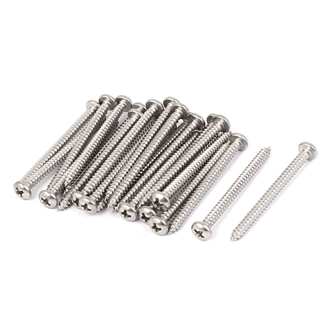 Viti Autofilettanti M2.2x13mm Testa Tonda Phillips - Acciaio Inox 304 (50 Pz) Uxcell