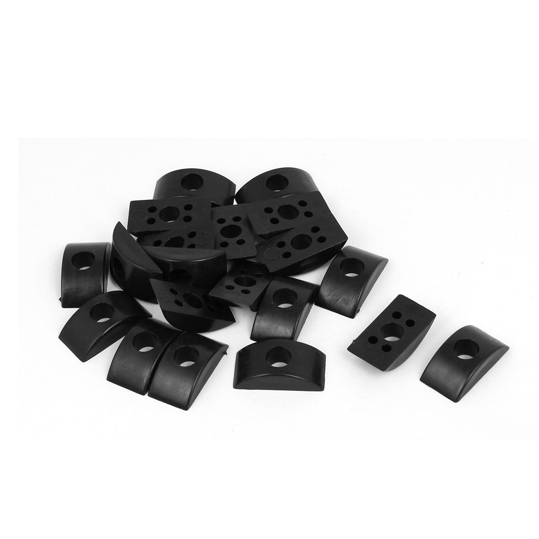 Uxcell 8mm Hole Dia Furniture Connector Half Moon Nuts Spacer Washer