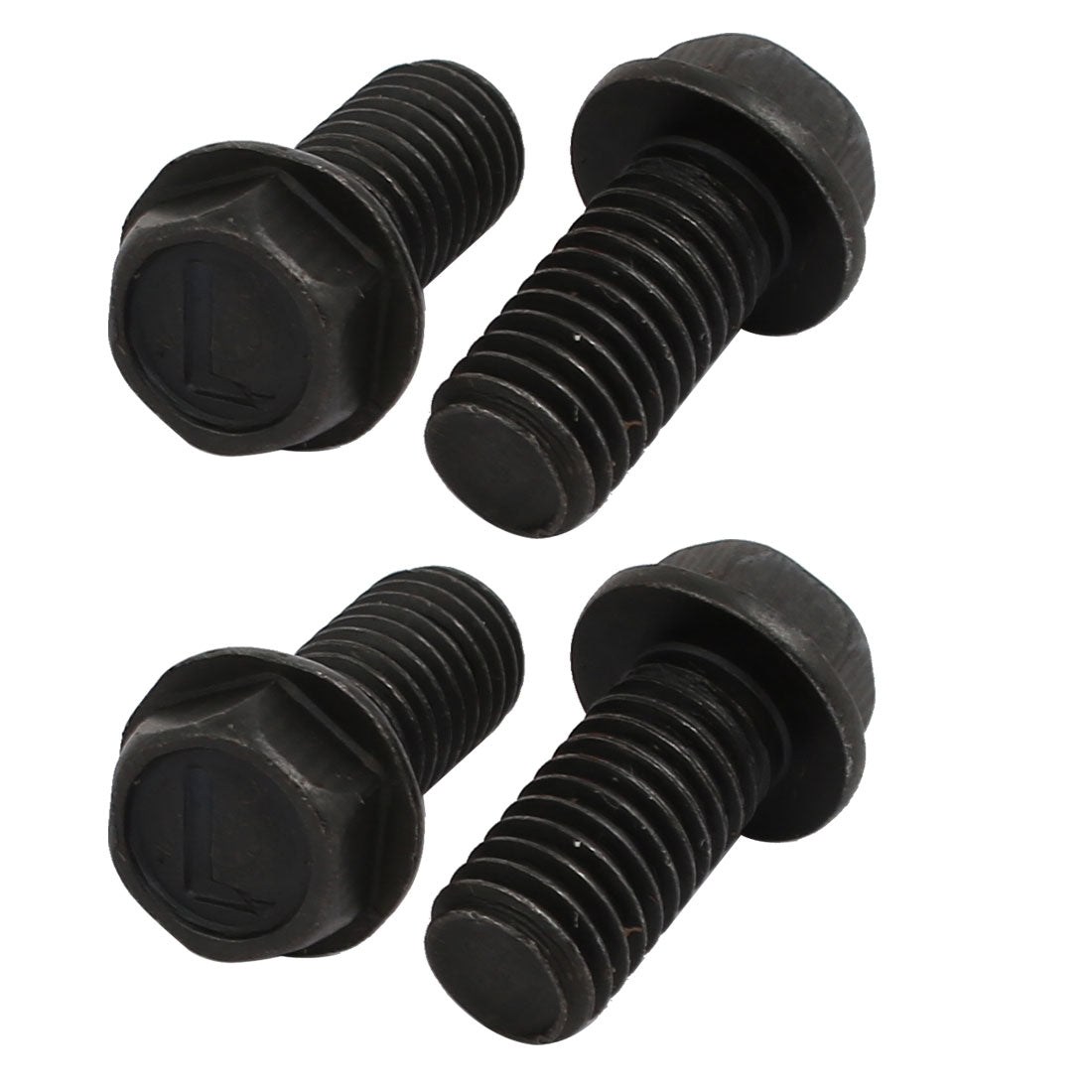 2pcs M8x16mm Filet à Main Gauche Hex Bride Boulons Burundi
