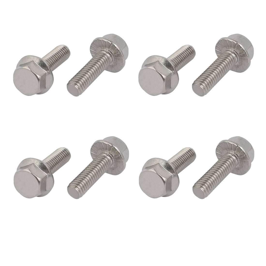 M6 Bolt 20-Pack M6x20mm S Carbon Steel, Zinc Plated For Rust