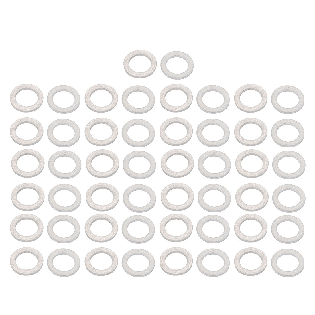 Uxcell 50-Pack Aluminum Drain Plug Washers - 18x24x1.5mm Motorcycle Hardware