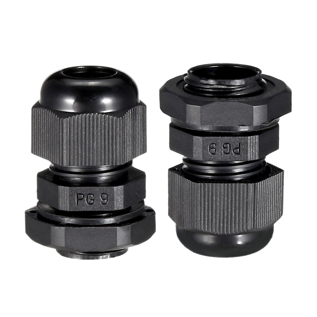 Lot De 21 Presse-étoupes PG9 En Plastique Noir – étanches Pour Câble 4-8 Mm, Uxcell