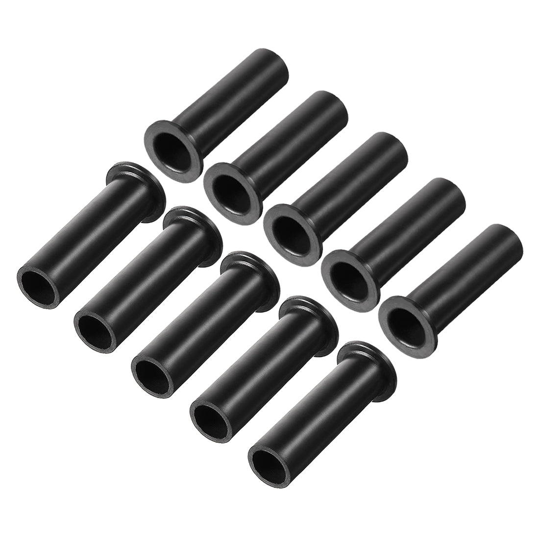 15 Pcs Strain Relief Cord Boot Protector Cable Sleeve Hose 32mm Long Black 15 Pcs Strain Relief Cord Boot Protector Cable Sleeve Hose 32mm Long Black