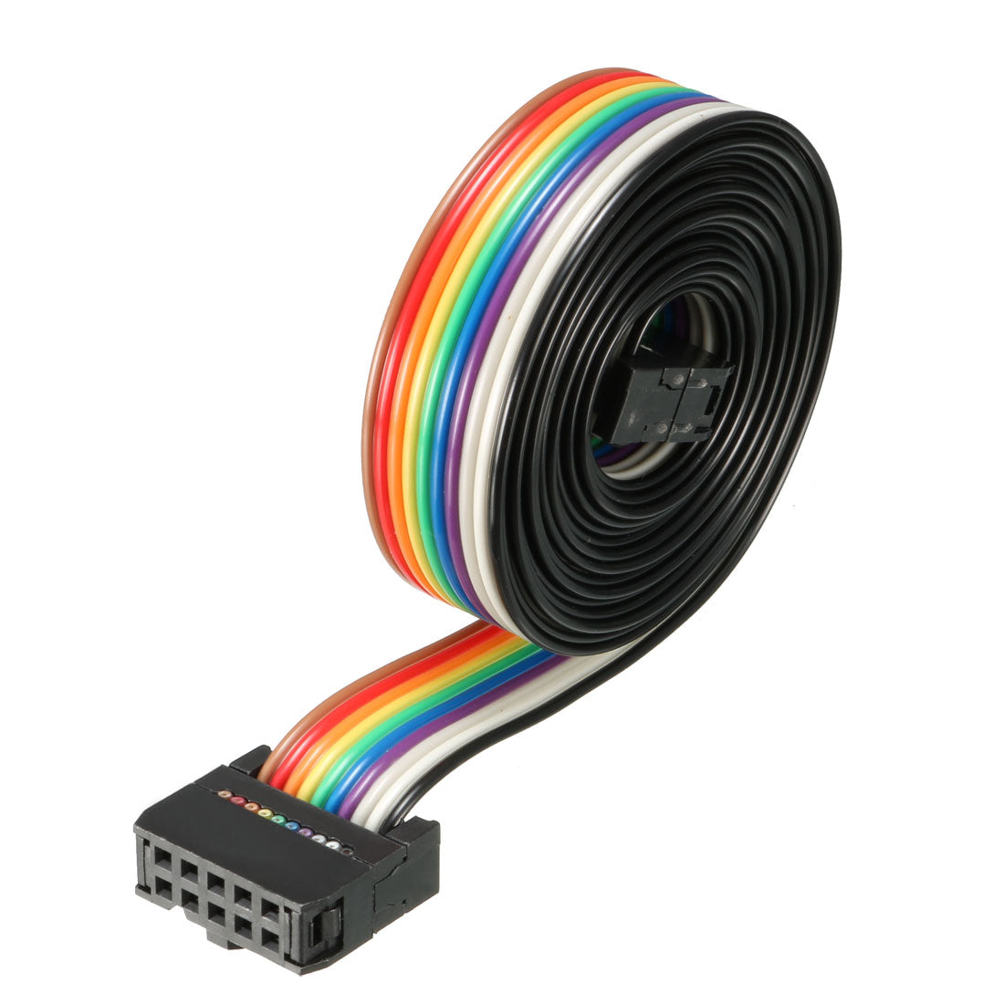 Cavo A Nastro Piatto 50 Pin Cavo A Nastro Piatto Arcobaleno 50 Pin - Passo 1,27 Mm, Lunghezza 20 Piedi (6 M), Per Progetti Elettronici Cavo Jumper Per Progetti Fai-da-te
