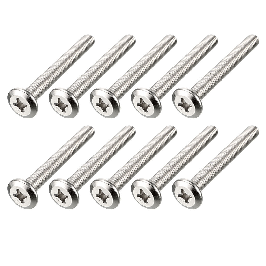 Uxcell M6x50mm Hex Socket Drive Head Furniture Connecting Bolts W Barrel Nuts 5 Sets - View #3