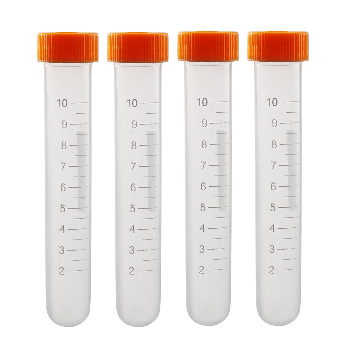 100 Zentrifugenröhrchen 10 Ml – Konisch, Mit Deckel, Graduierung, Aus Kunststoff, Für Labor Und Probenaufbewahrung