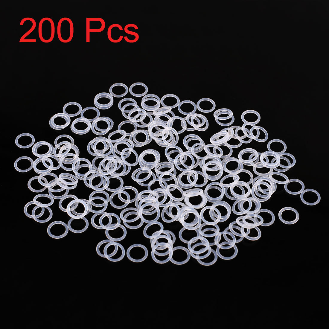 MECCANIXITY Silicone O-Rings 0.25 ID X 0.33 OD - 50A Durometer VMQ Seals (10 Pack)