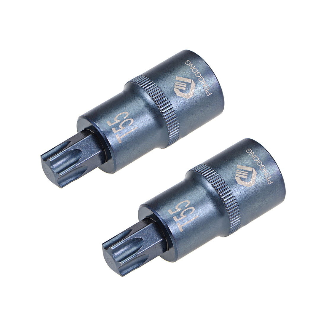 HARFINGTON 2pcs E-Torx Socket 1/2 Drive E16 External Torx