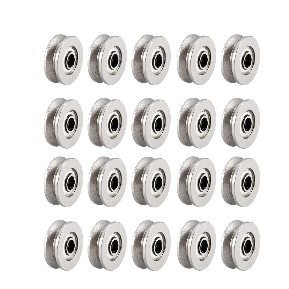 Sourcing Map LFR5204-16 KDD U-Groove Ball Bearing 20x52x20.6mm Guide - View #4