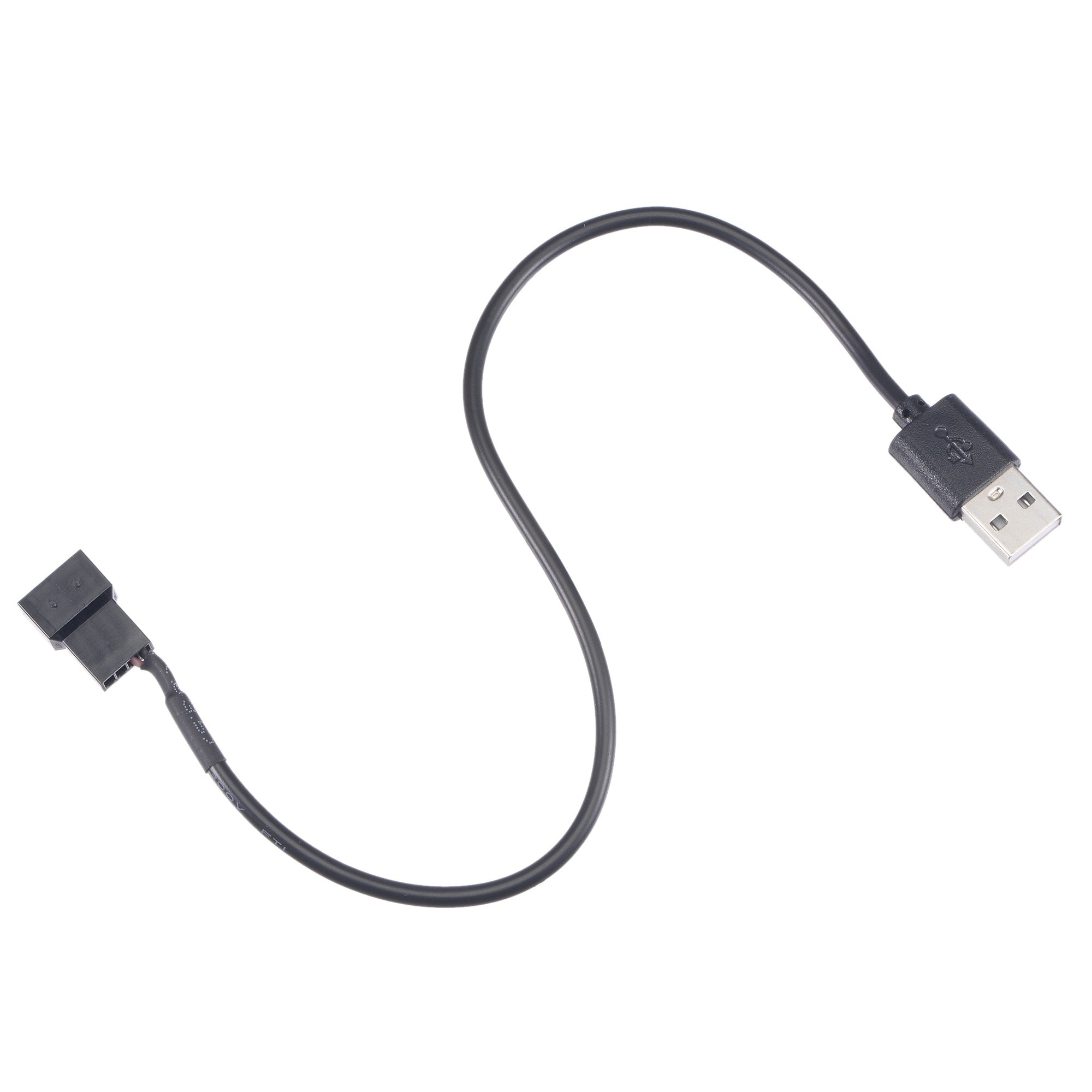 Fan Power Supply Cable USB 2.0 A Type to a 3 Pin or 4 Pin Output 11.8 Inch 2pcs Harfington pic