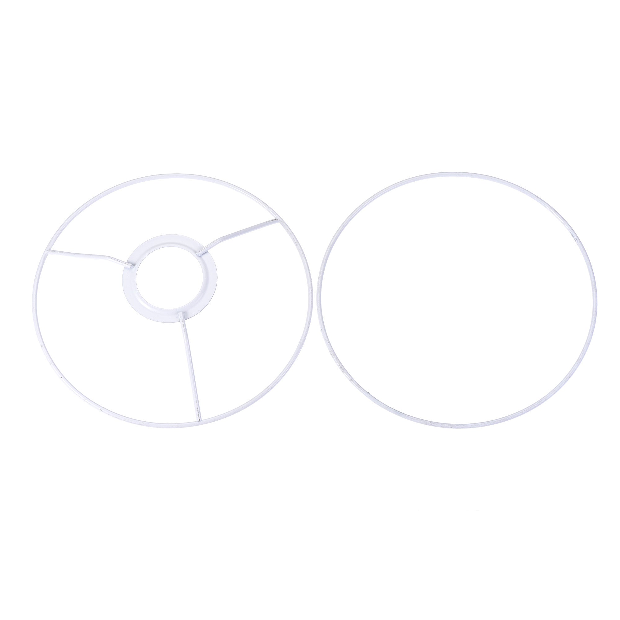 Uxcell Lamp Shade Ring, 180mm Dia. Lampshade Holder Frame Ring for E26