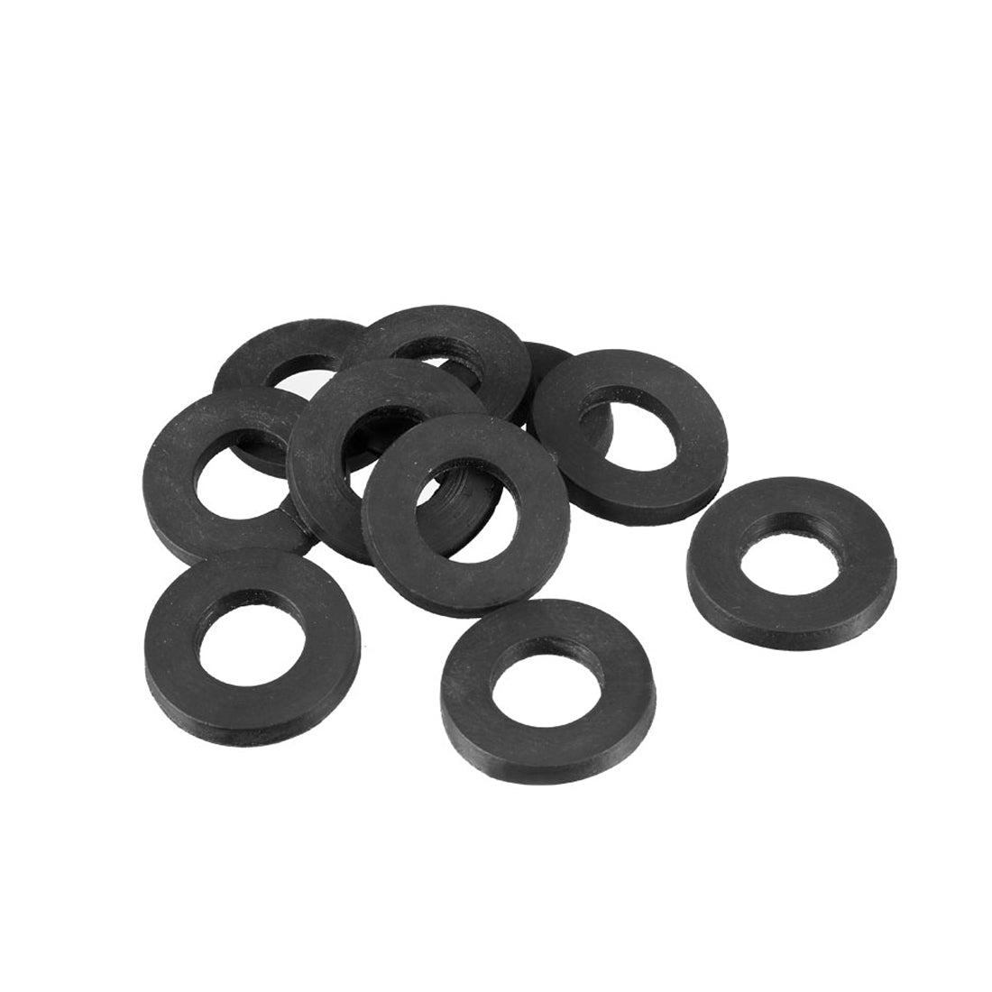 Uxcell Rubber Round Flat Washer Assortment Size Flat Washers, Black Pack of 10 Harfington